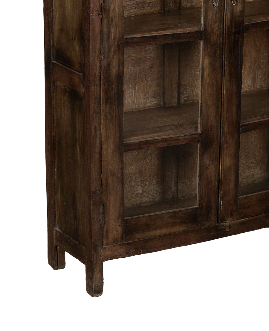 Wood Cabinet - Natural side view