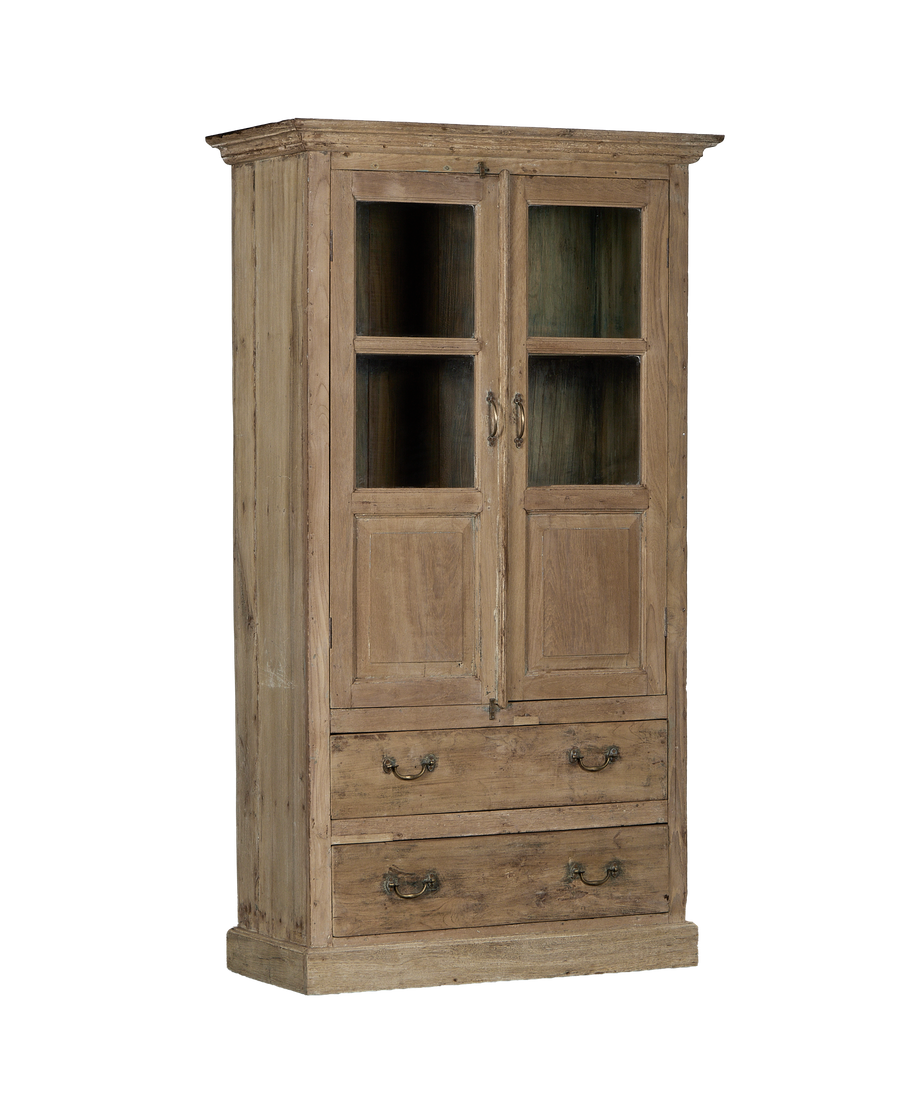 Wood Cabinet - Bleached detail view