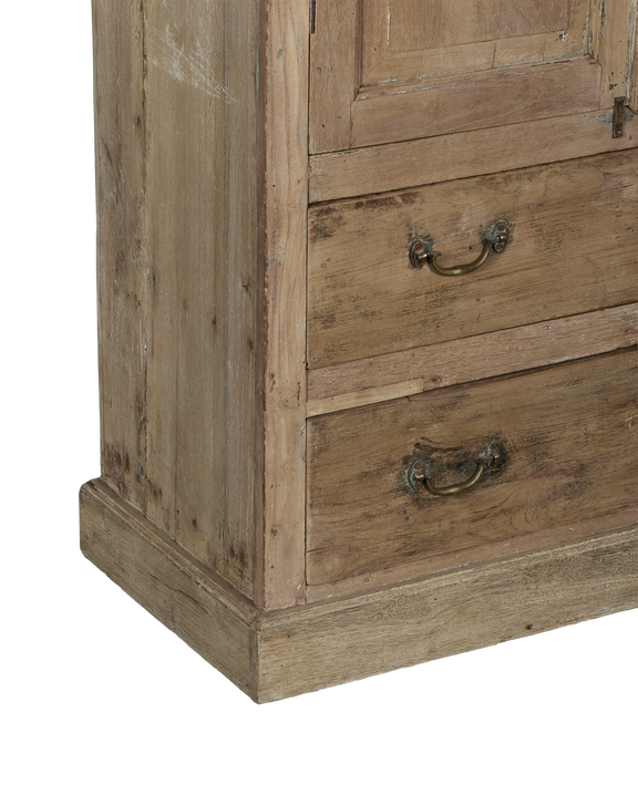 Wood Cabinet - Bleached