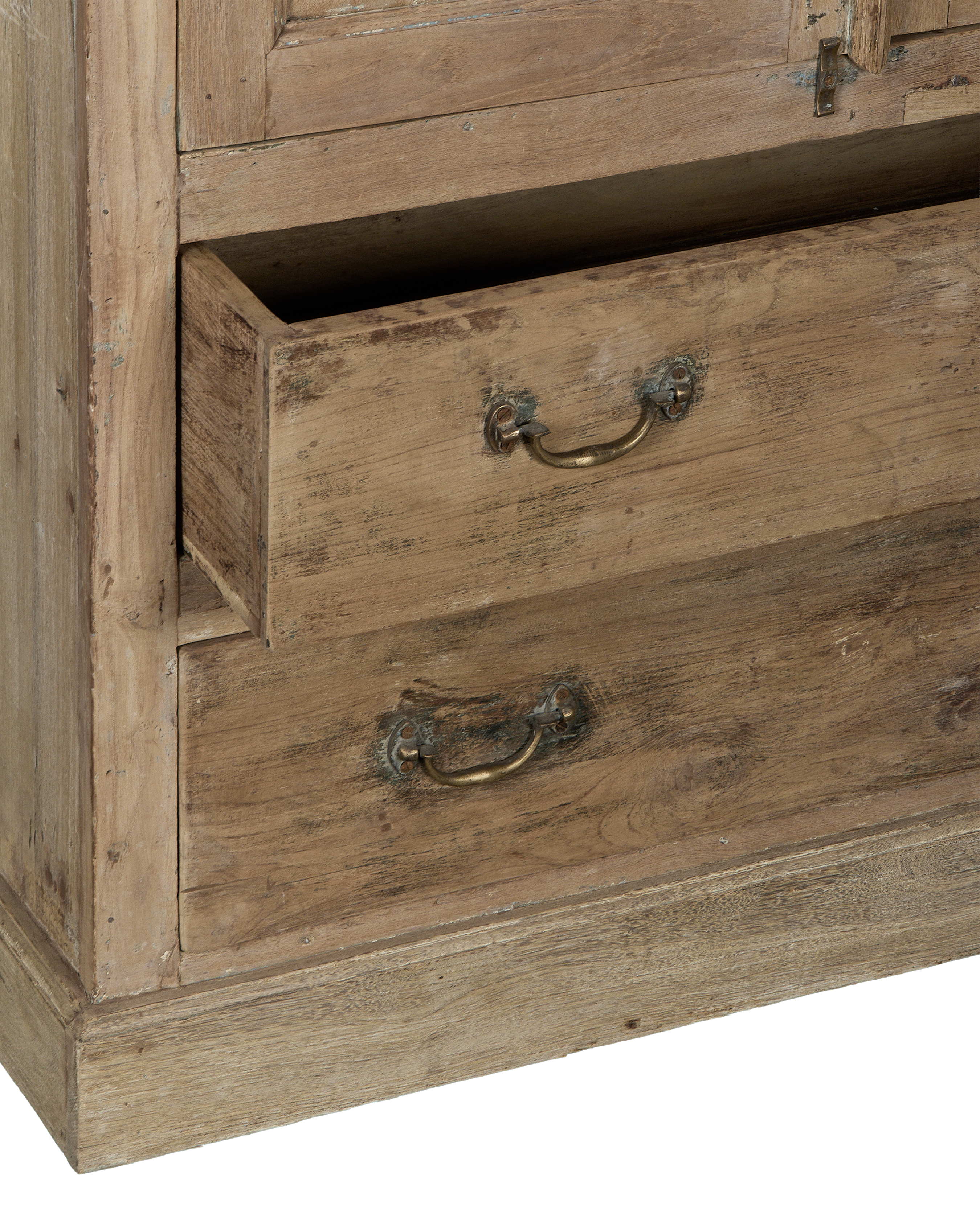 Wood Cabinet - Bleached back view