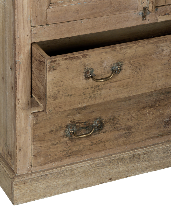 Wood Cabinet - Bleached