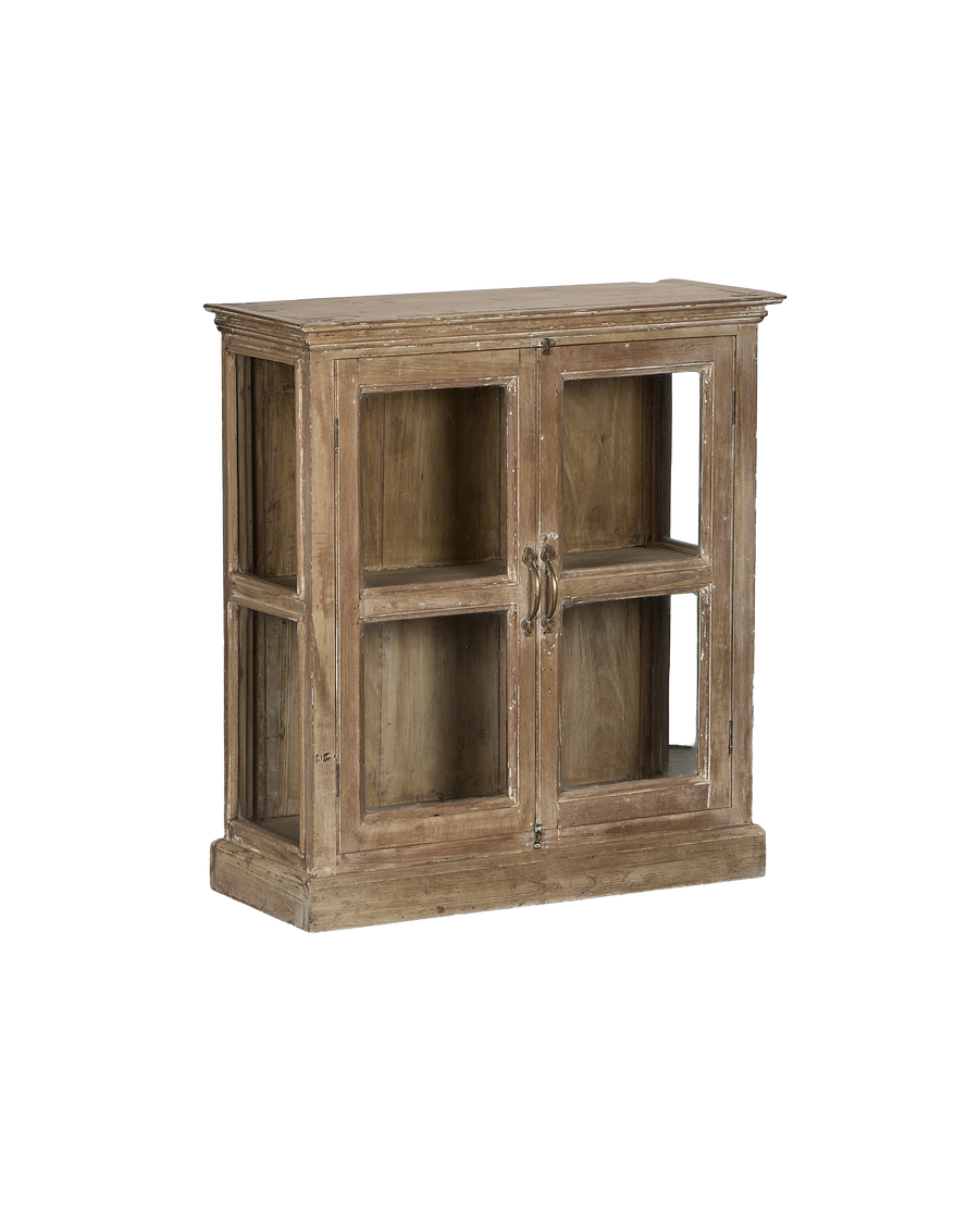 Wood Cabinet - Bleached alternate angle