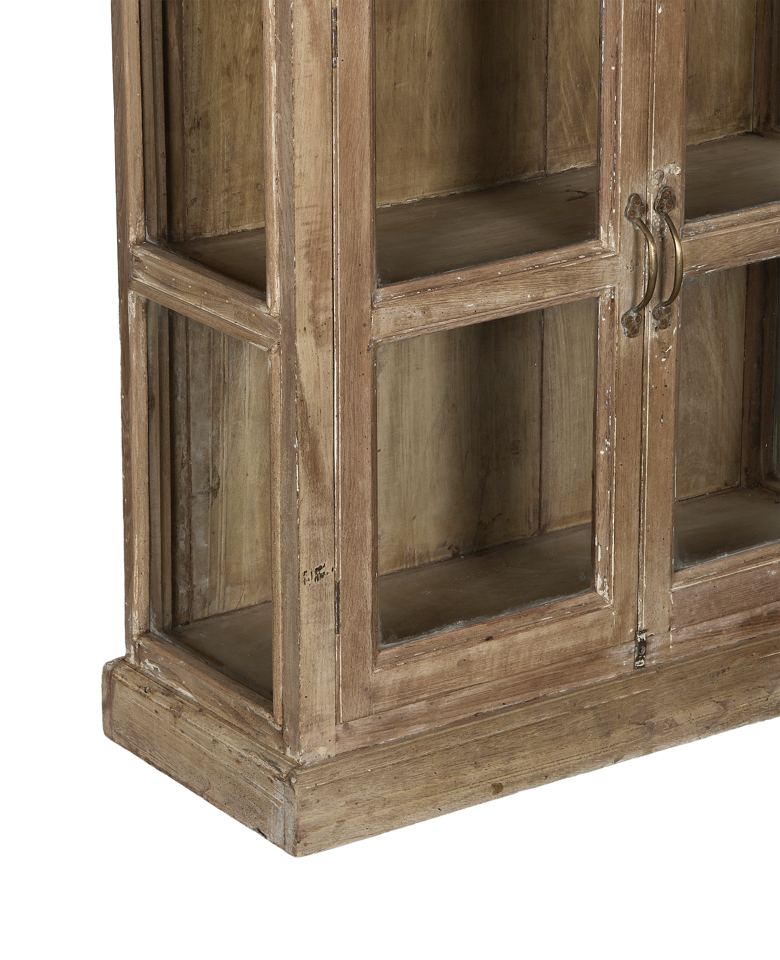 Wood Cabinet - Bleached side view