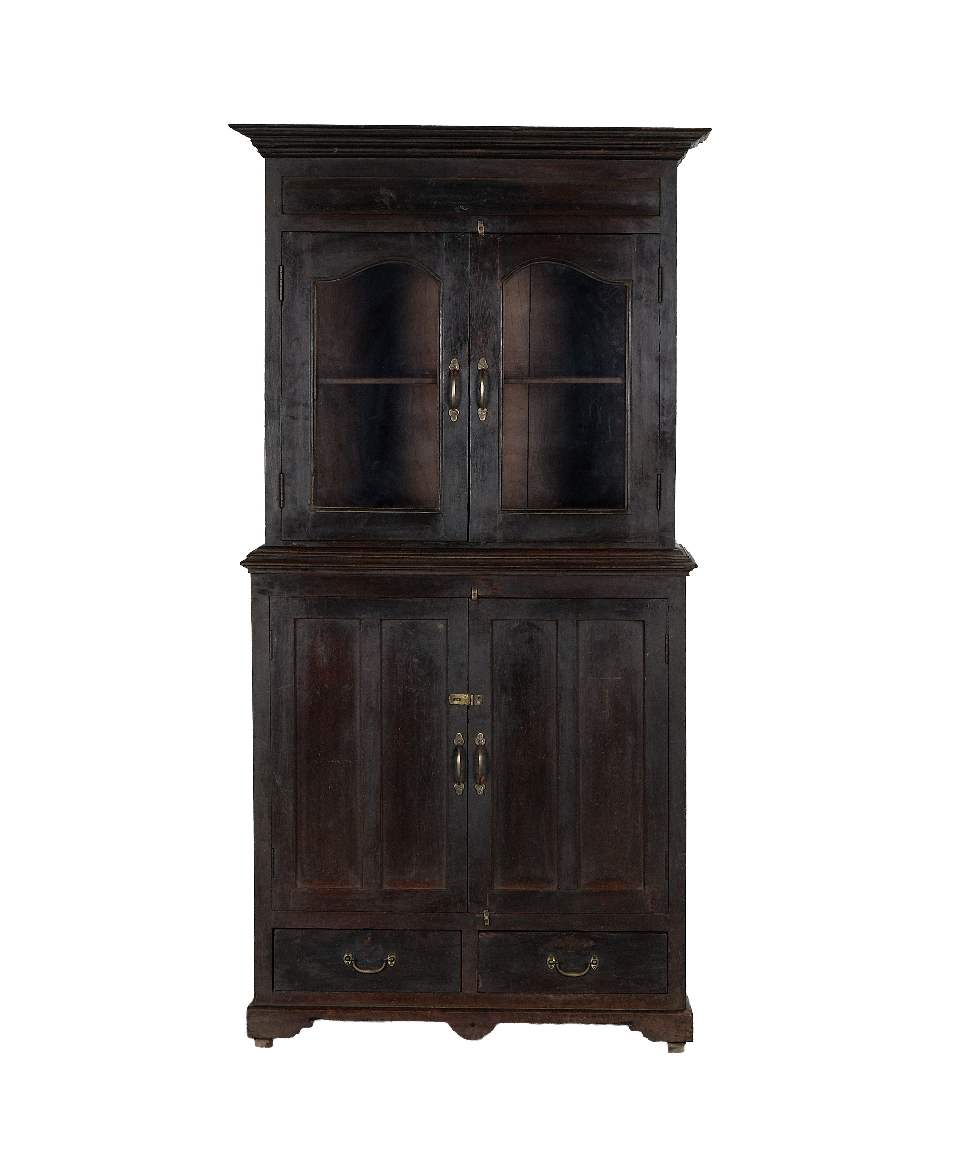 Wood Cabinet - Natural - oak - from India - vintage