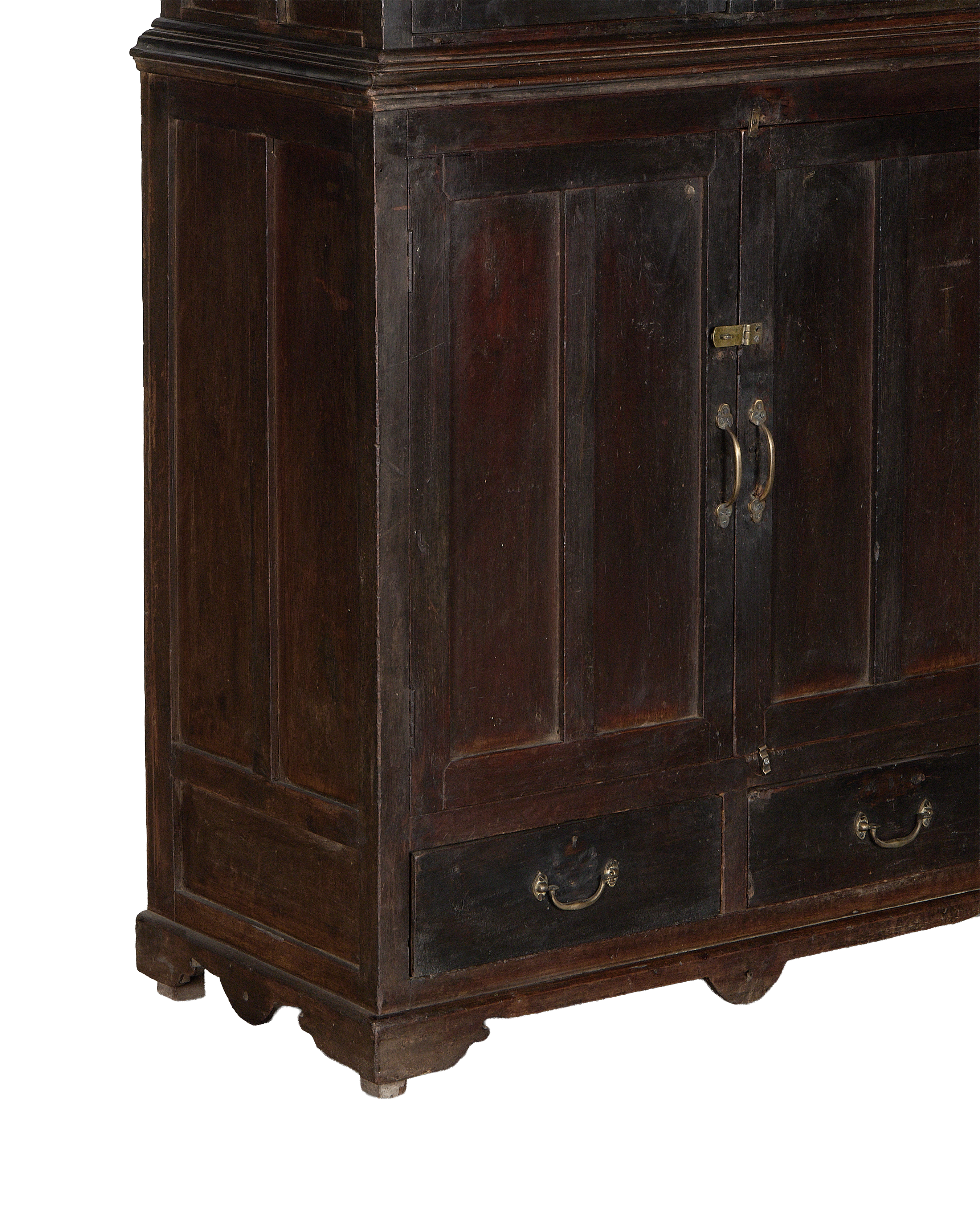 Wood Cabinet - Natural side view