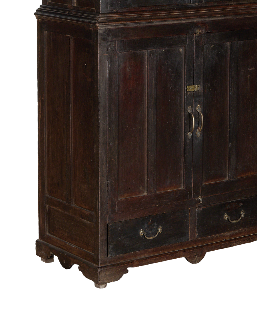Wood Cabinet - Natural side view
