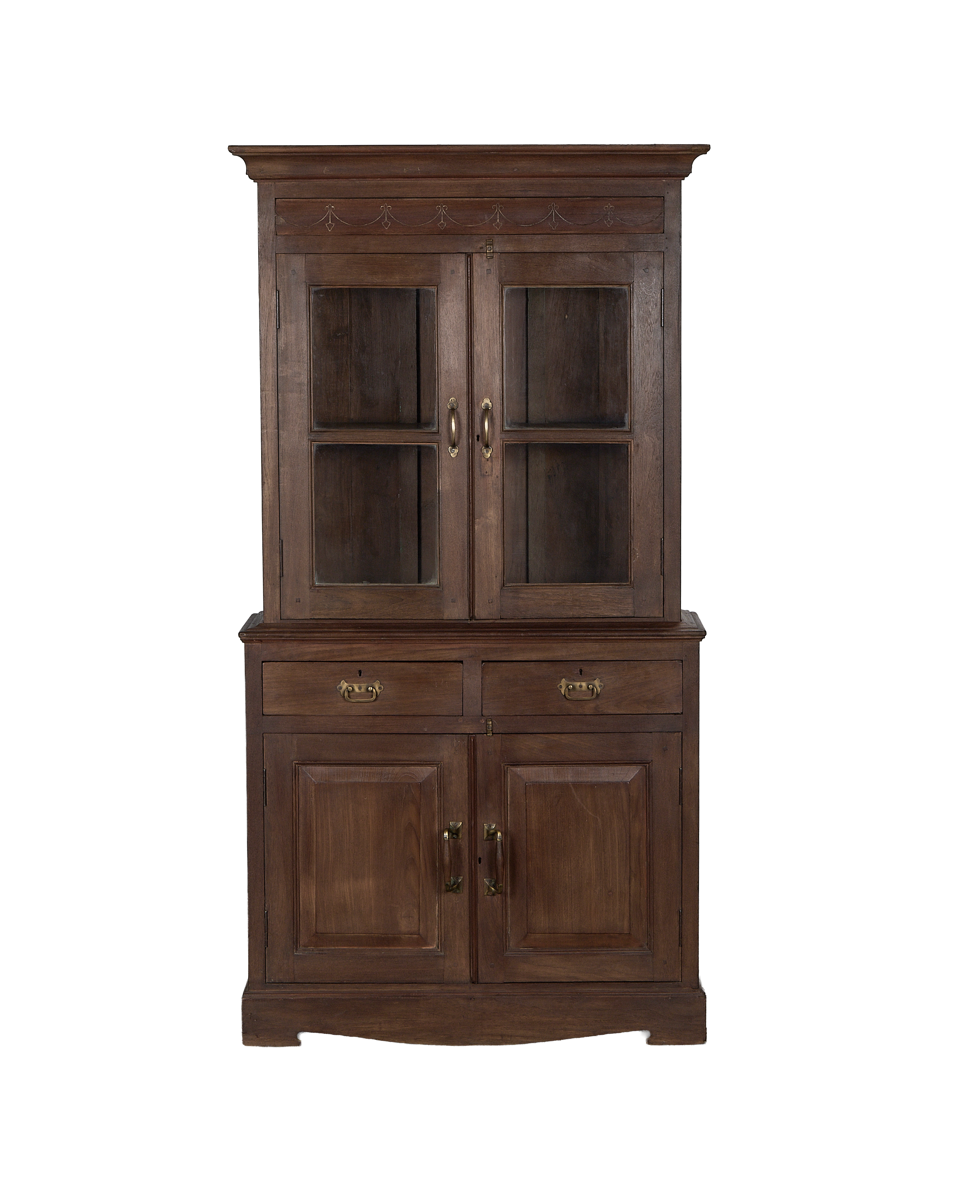 Wood Cabinet - Natural - oak - from India - vintage