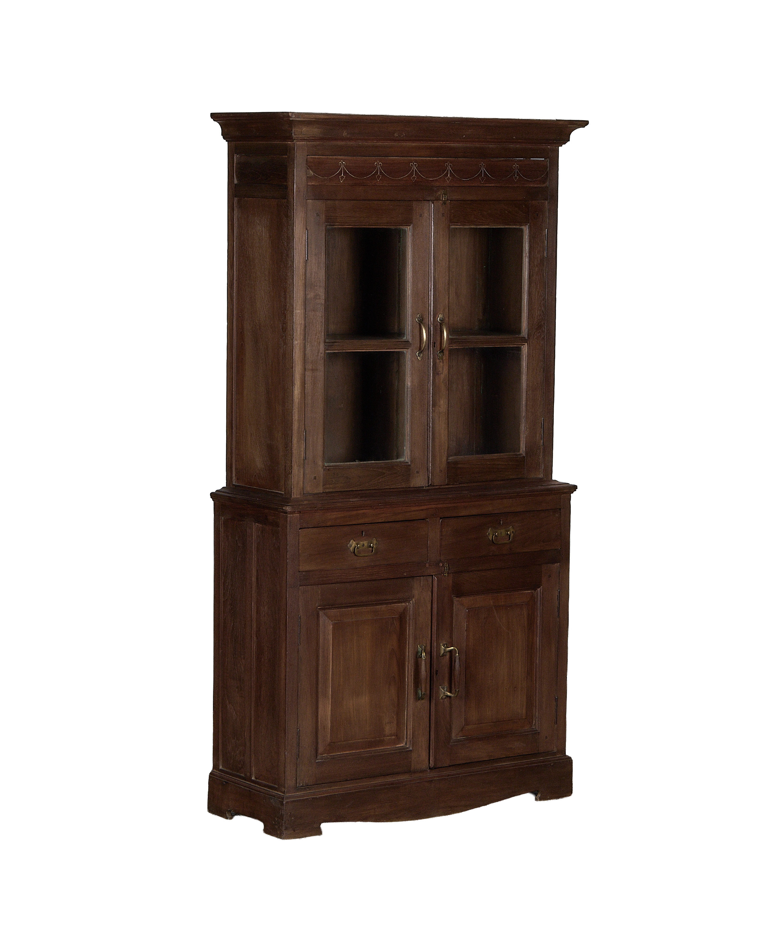 Wood Cabinet - Natural alternate angle