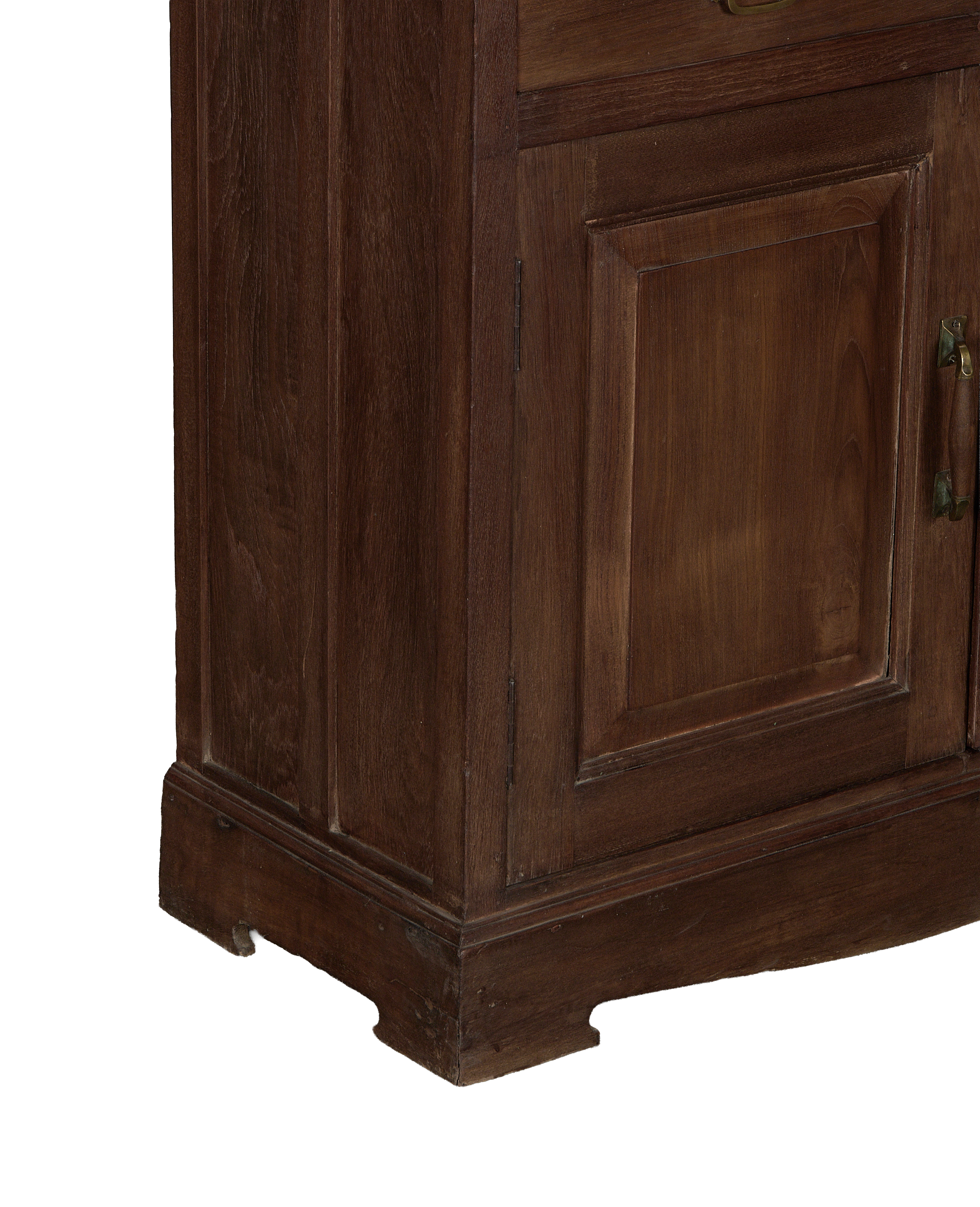 Wood Cabinet - Natural side view