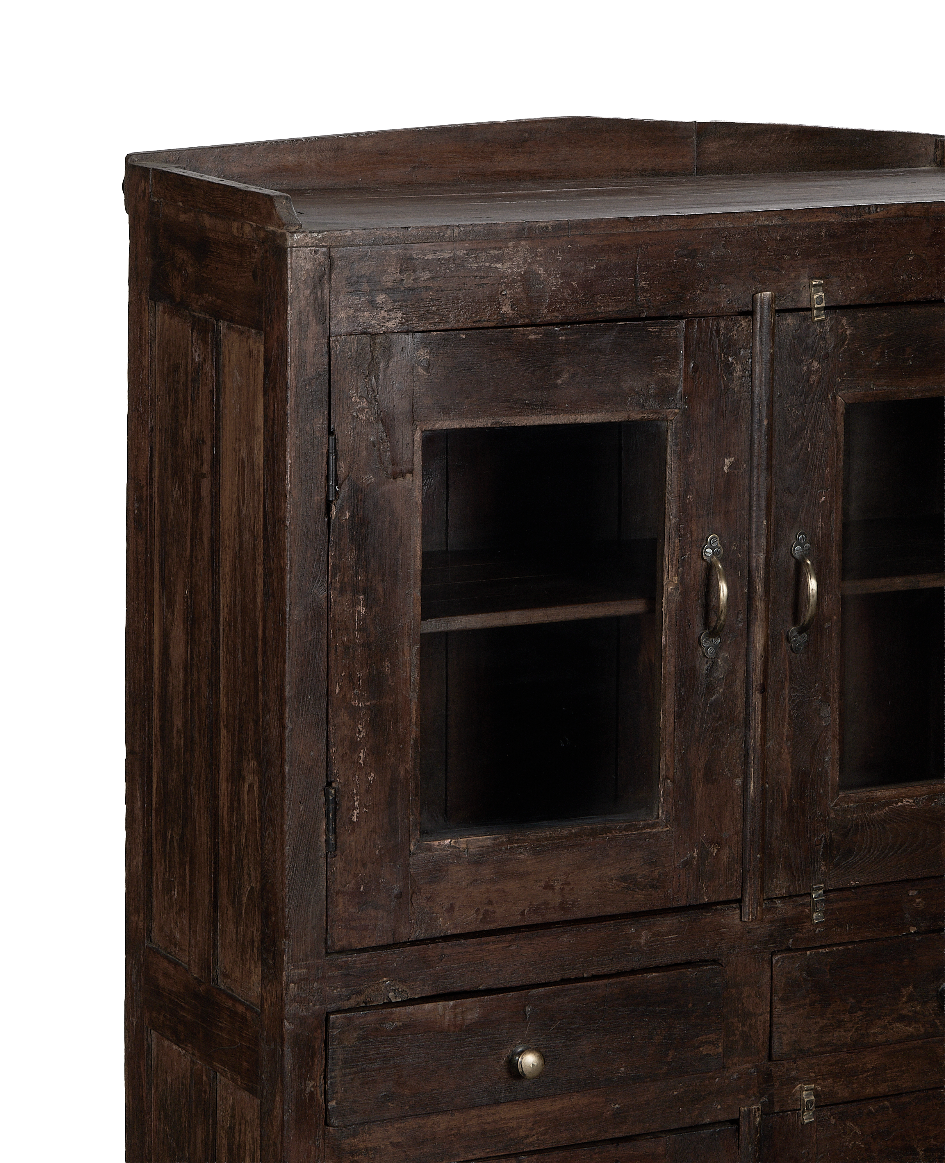 Wood Cabinet - Stained close-up