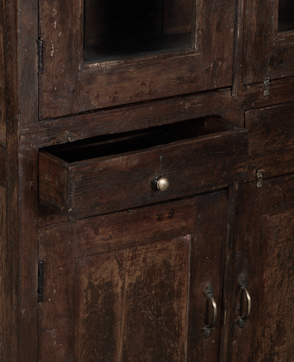 Wood Cabinet - Stained