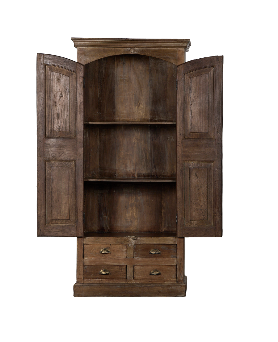 Wood Cabinet - Natural detail view