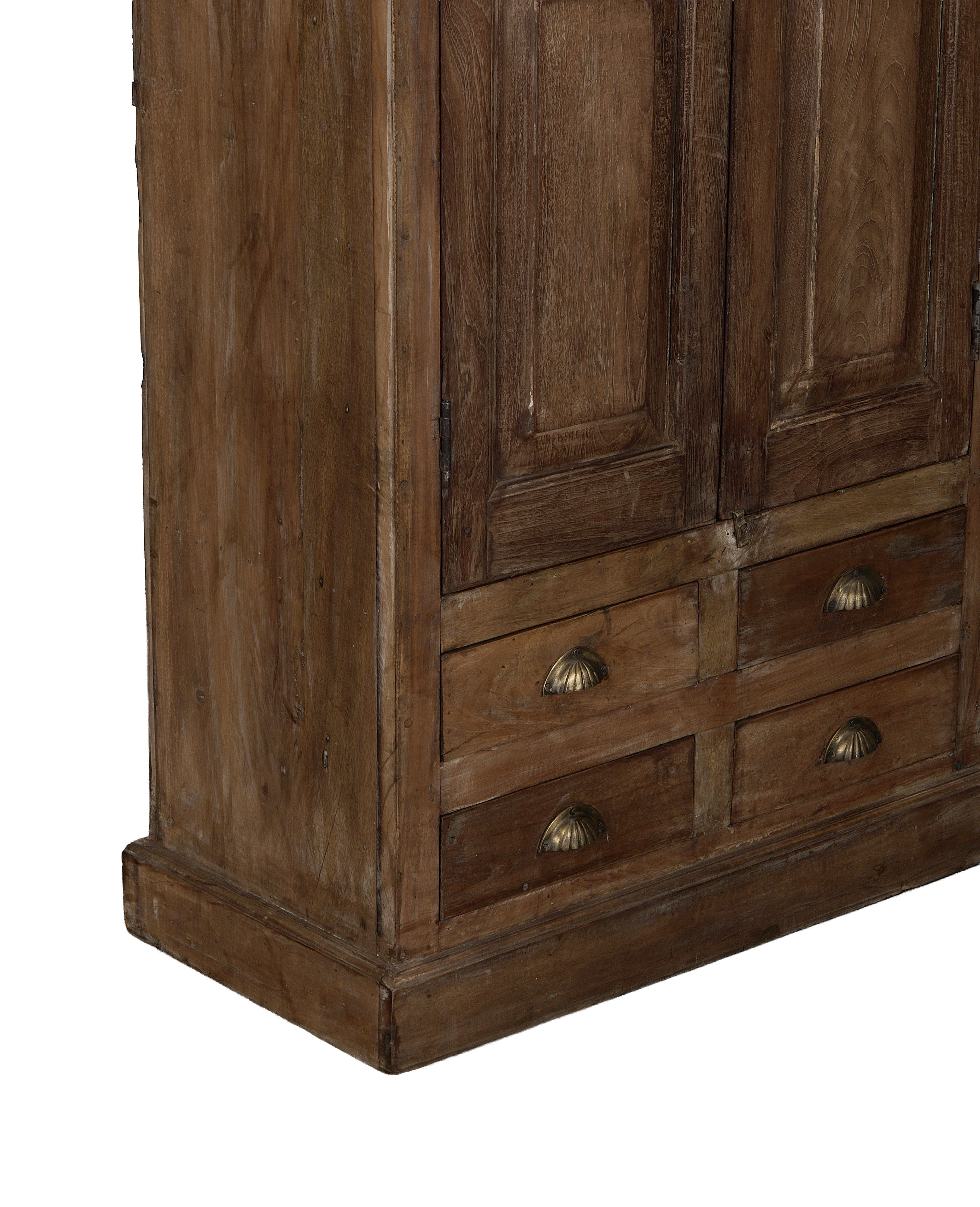 Wood Cabinet - Natural side view