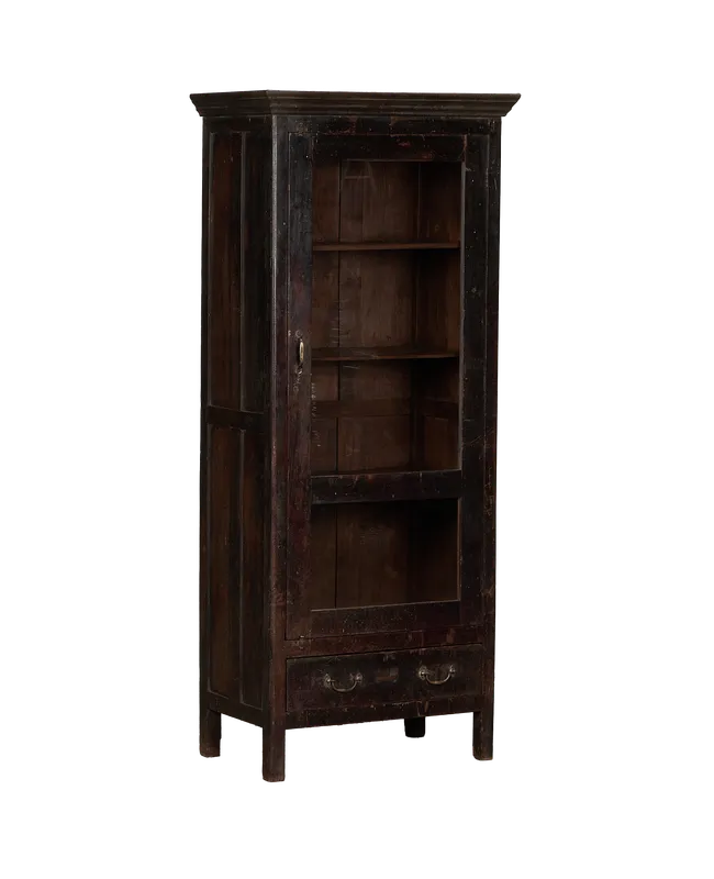 Wood Cabinet - Stained alternate angle