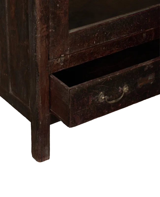 Wood Cabinet - Stained close-up