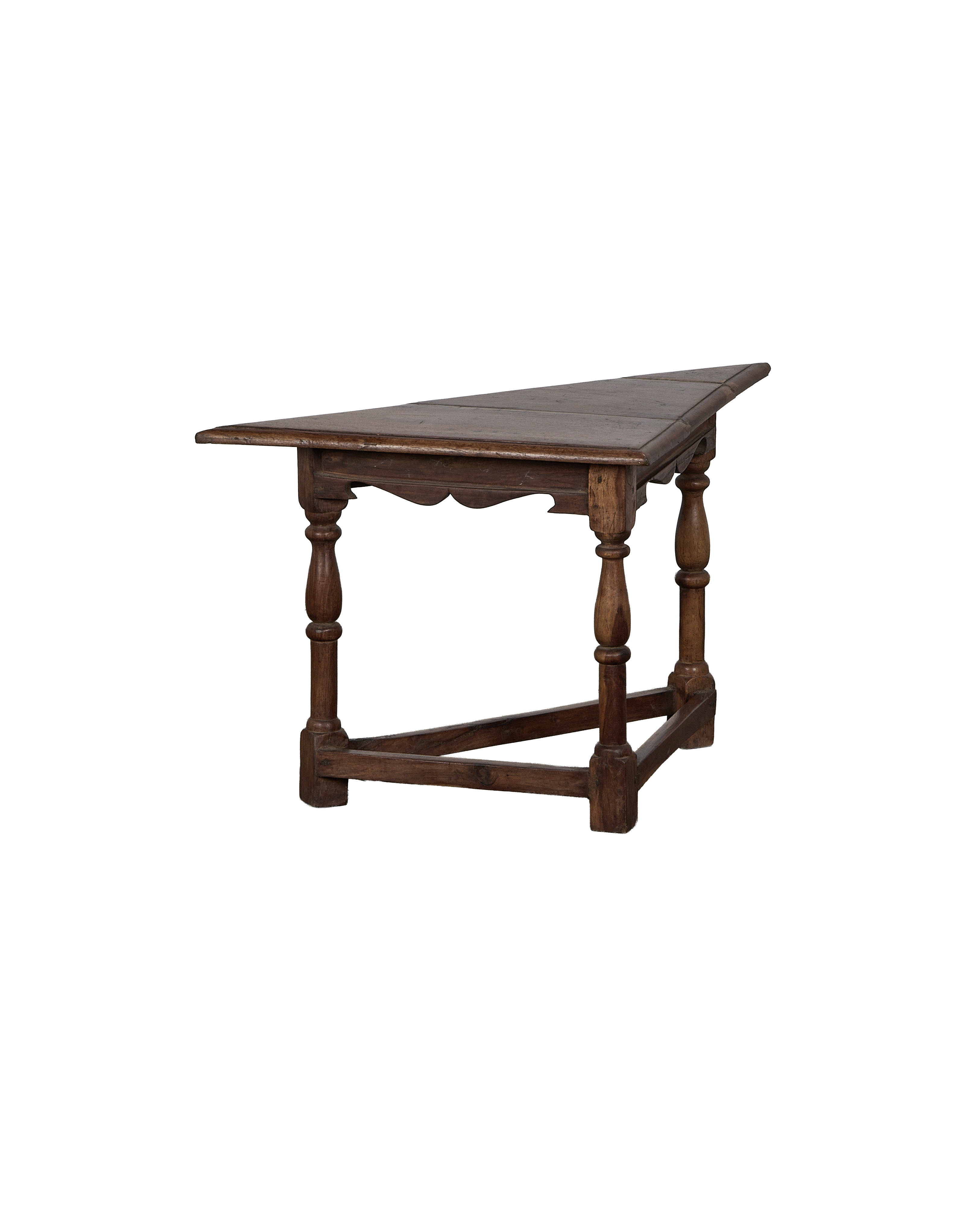 Wood Side Table - Natural alternate angle