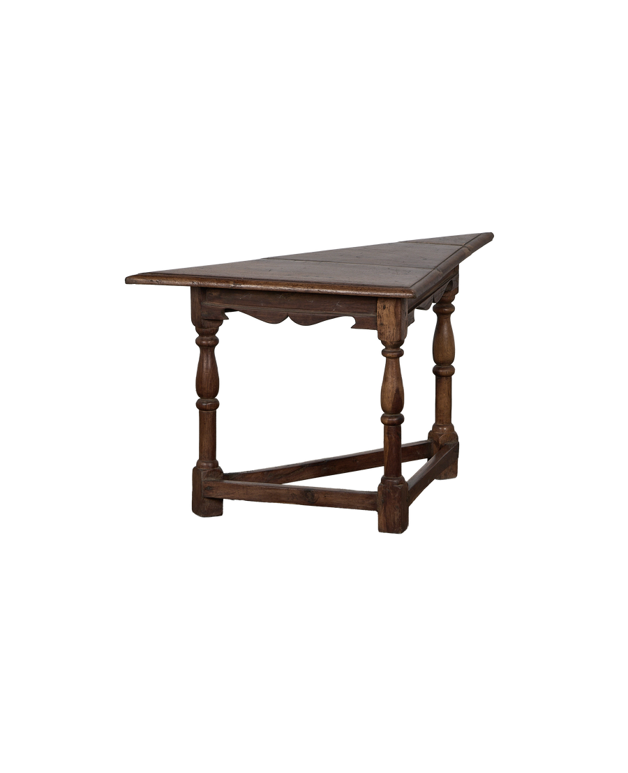 Wood Side Table - Natural alternate angle