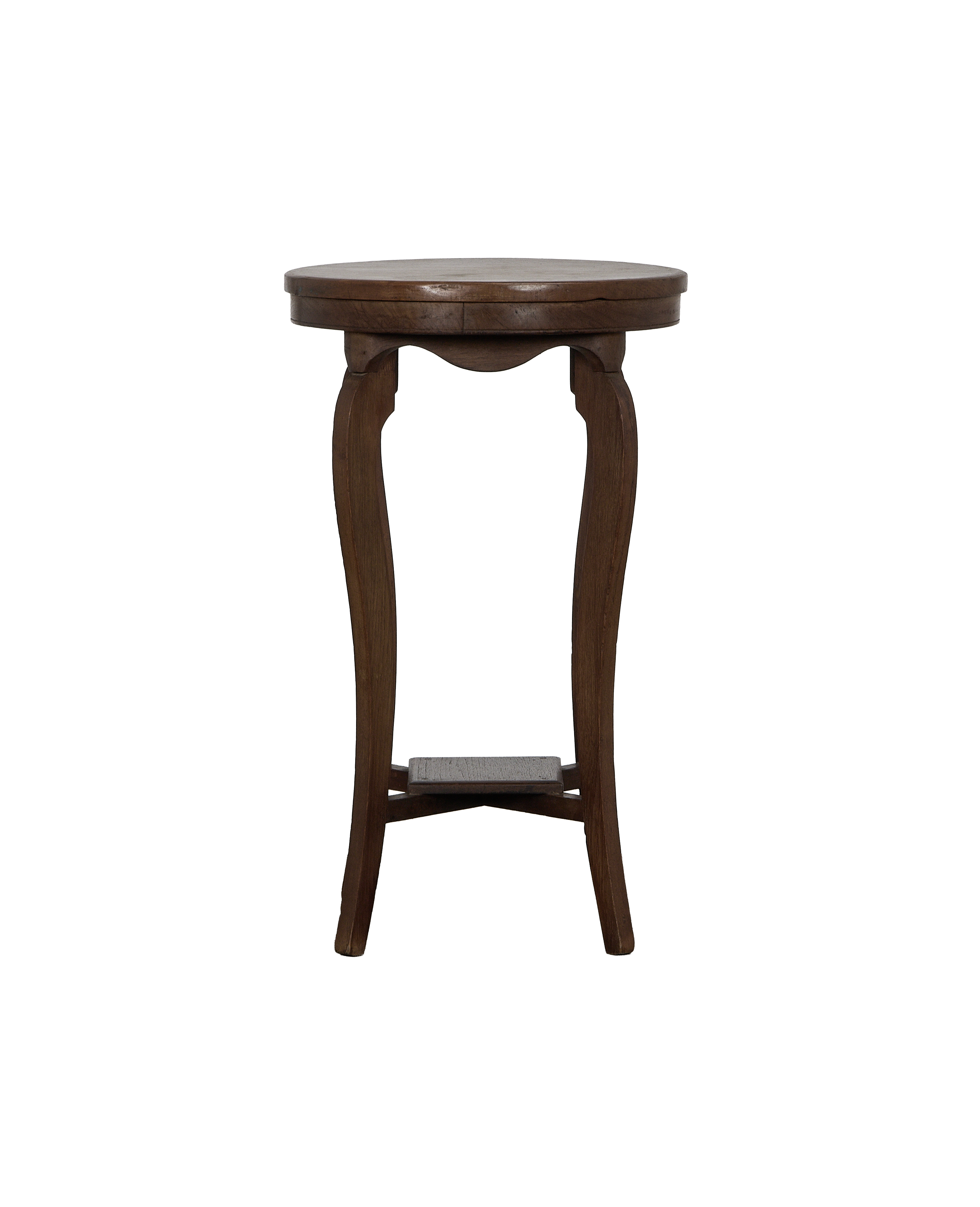 Wood Side Table - Natural detail view