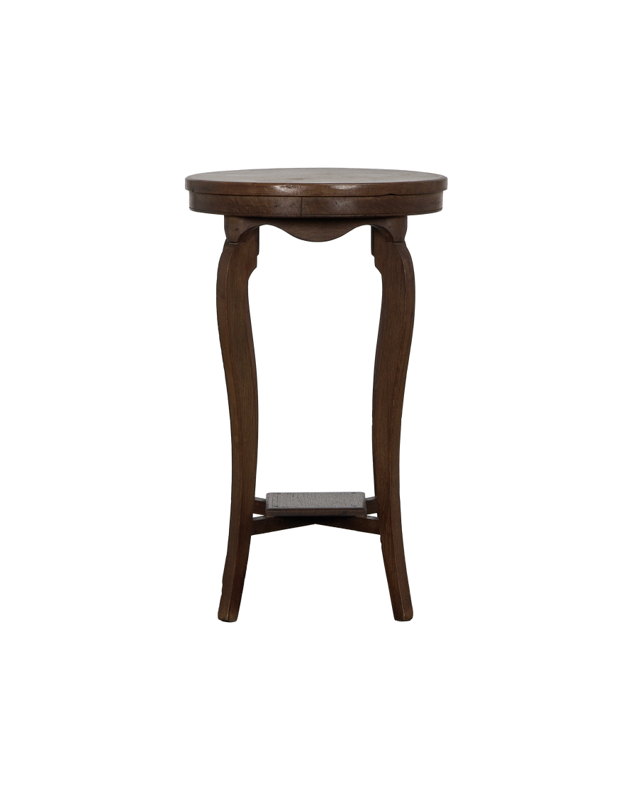 Wood Side Table - Natural detail view
