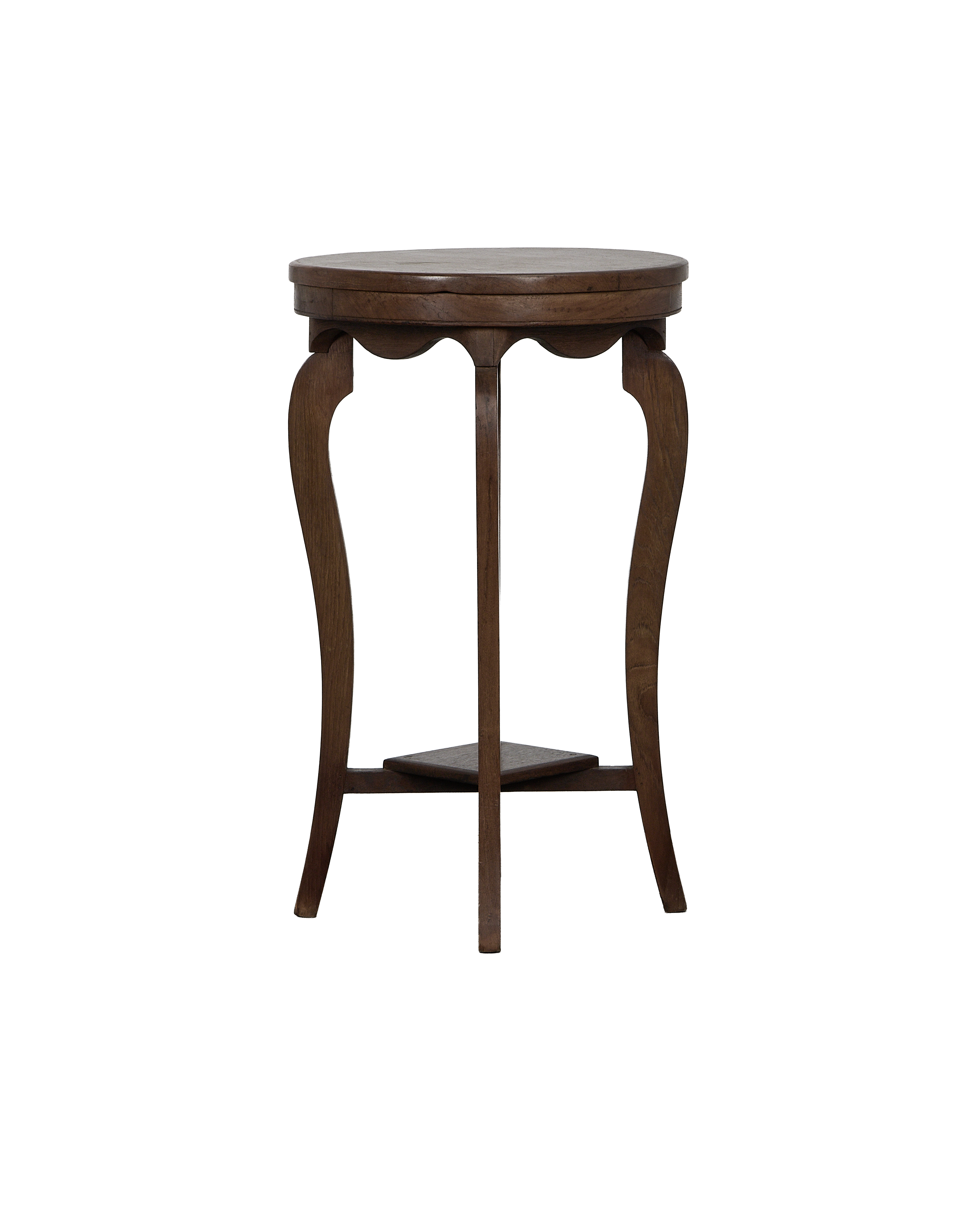 Wood Side Table - Natural alternate angle
