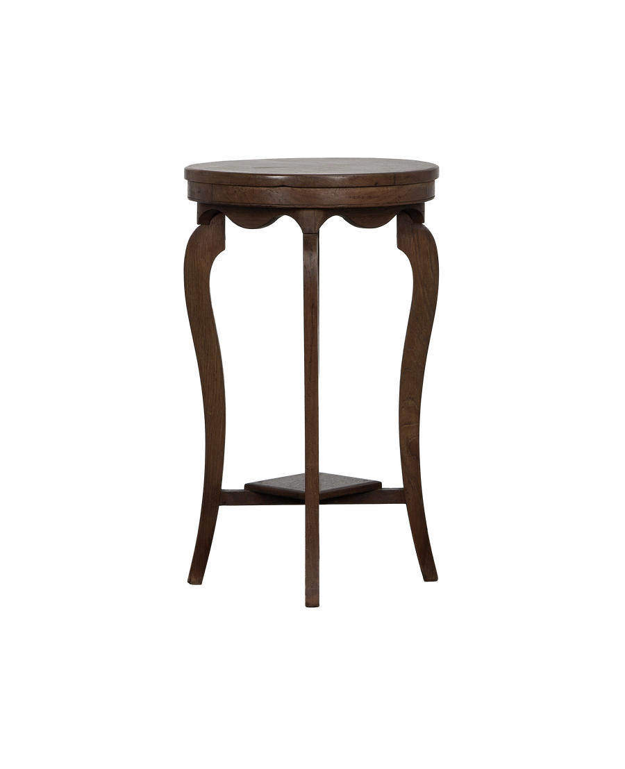 Wood Side Table - Natural alternate angle