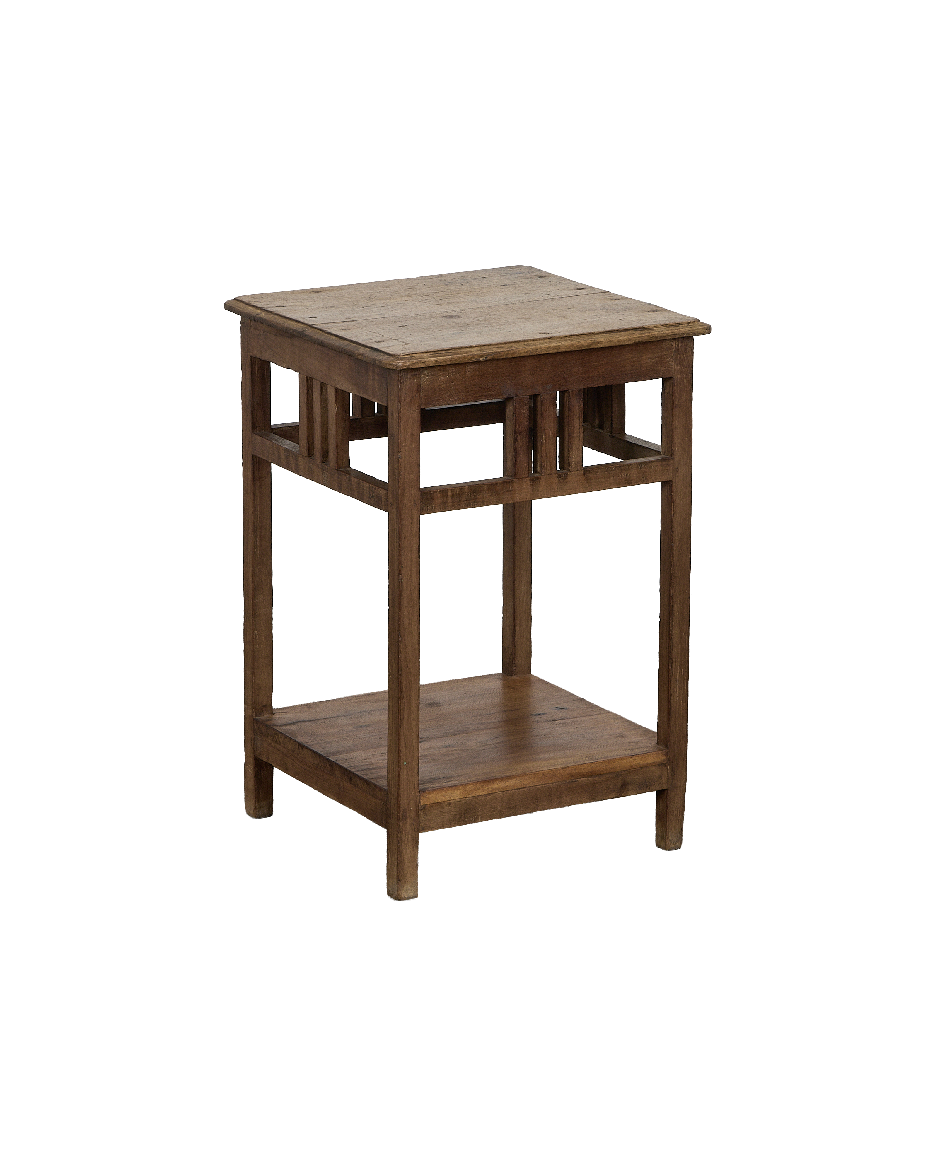 Wood Side Table - Natural detail view