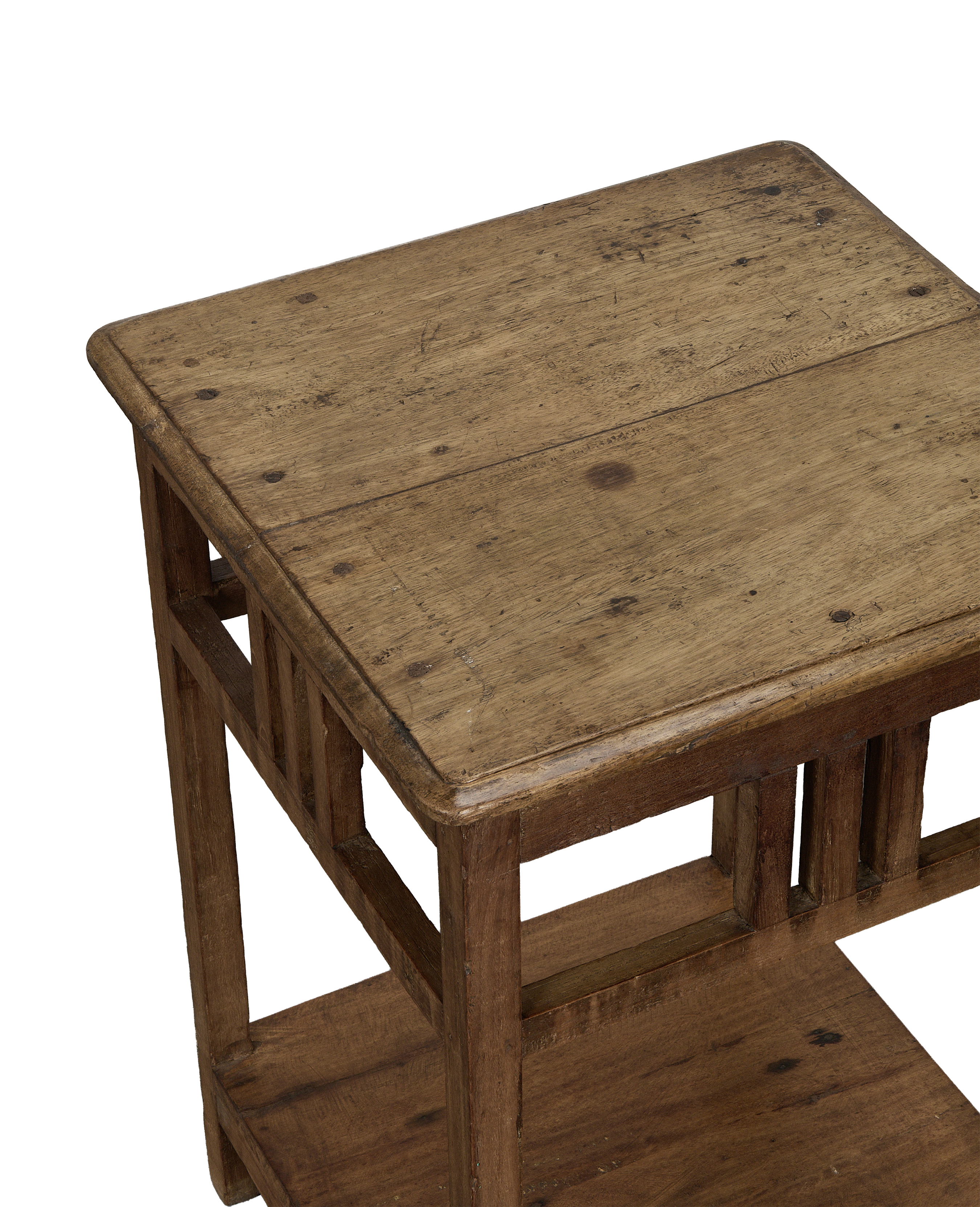 Wood Side Table - Natural alternate angle
