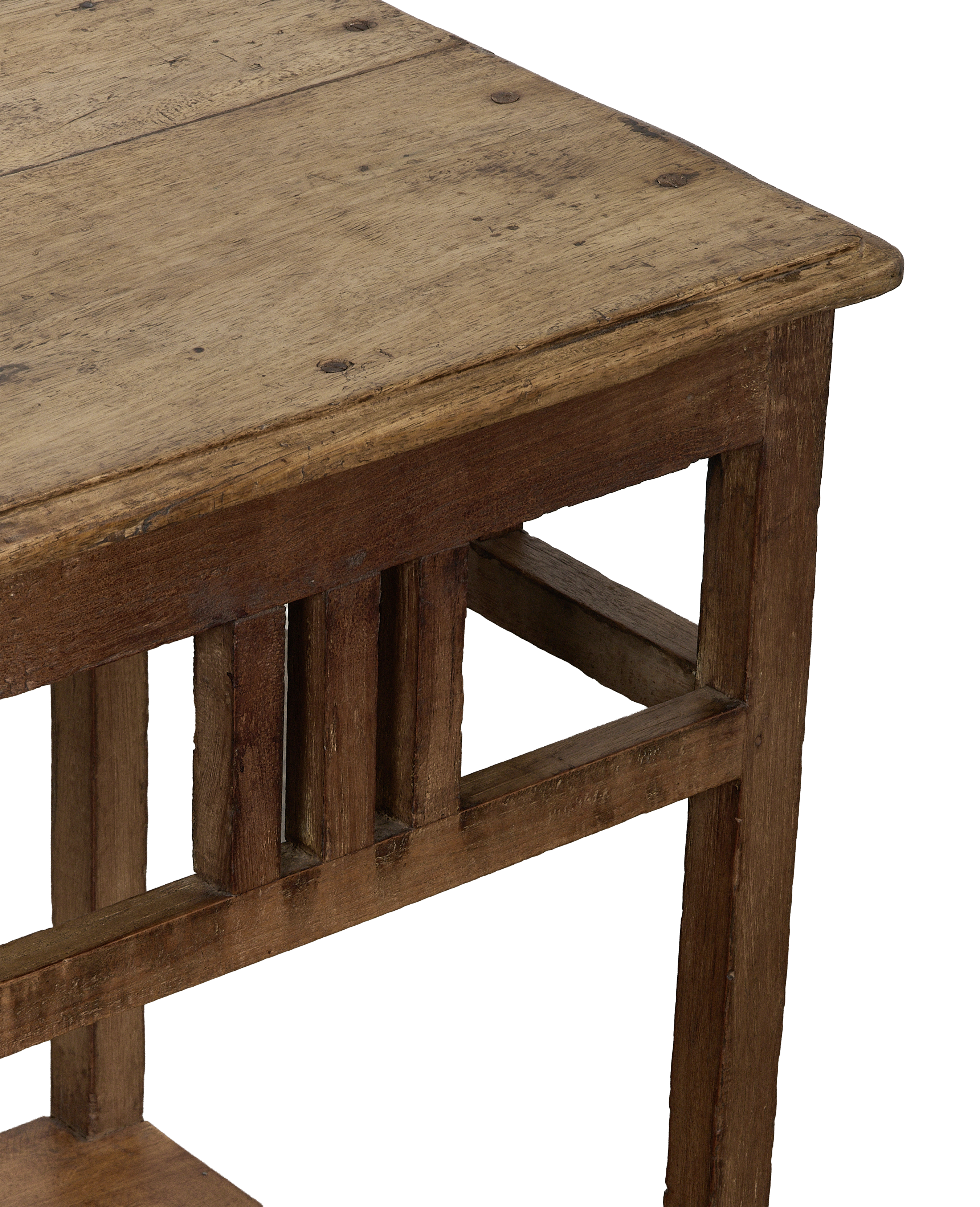 Wood Side Table - Natural close-up