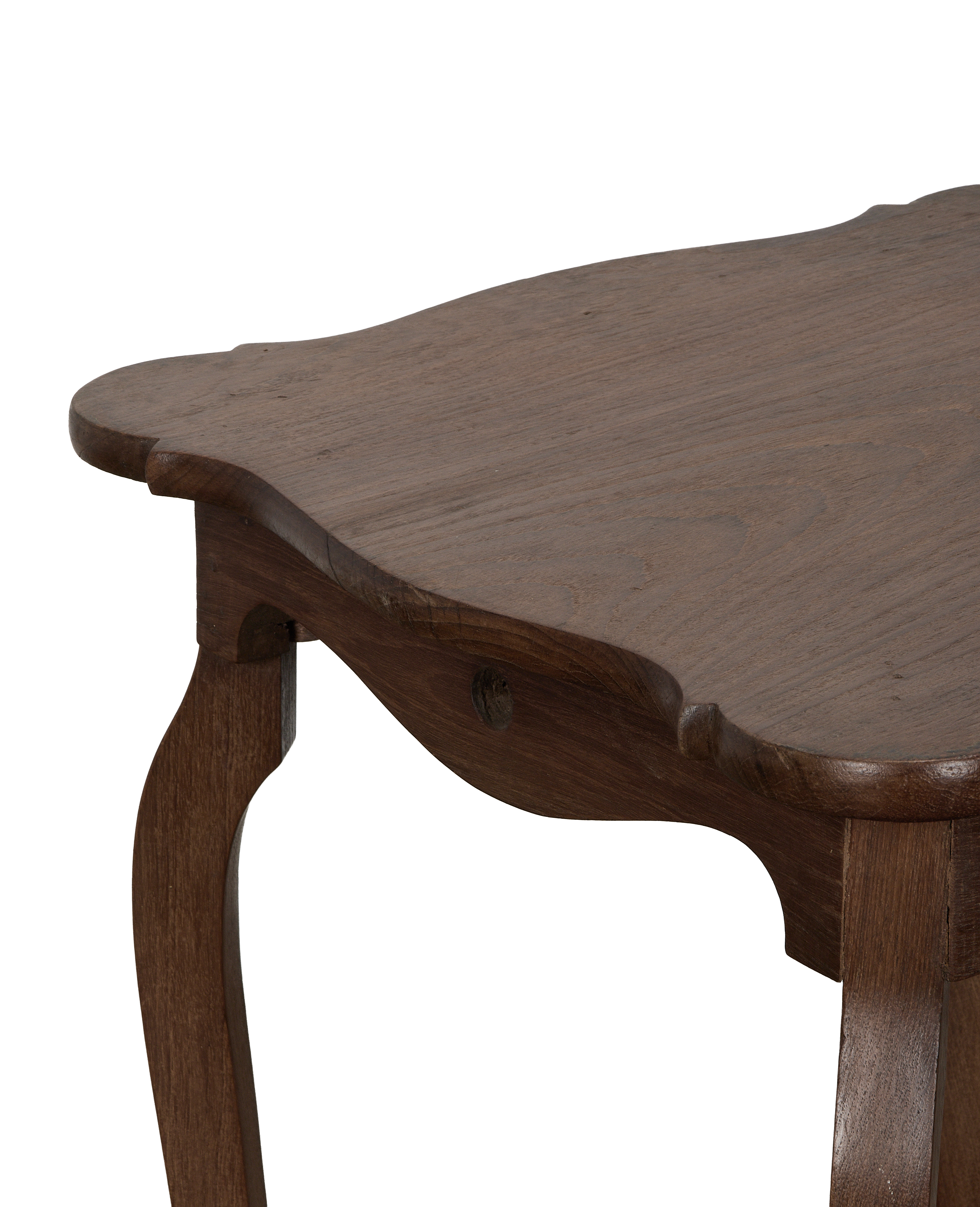 Wood Side Table - Natural close-up