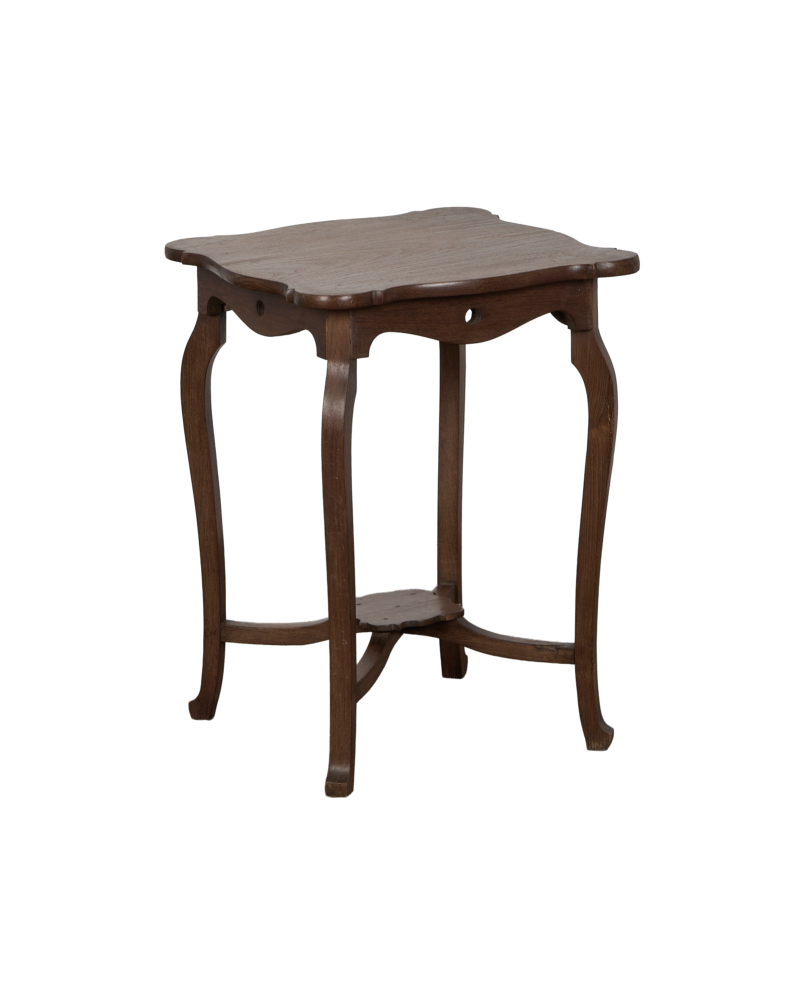 Wood Side Table - Natural detail view