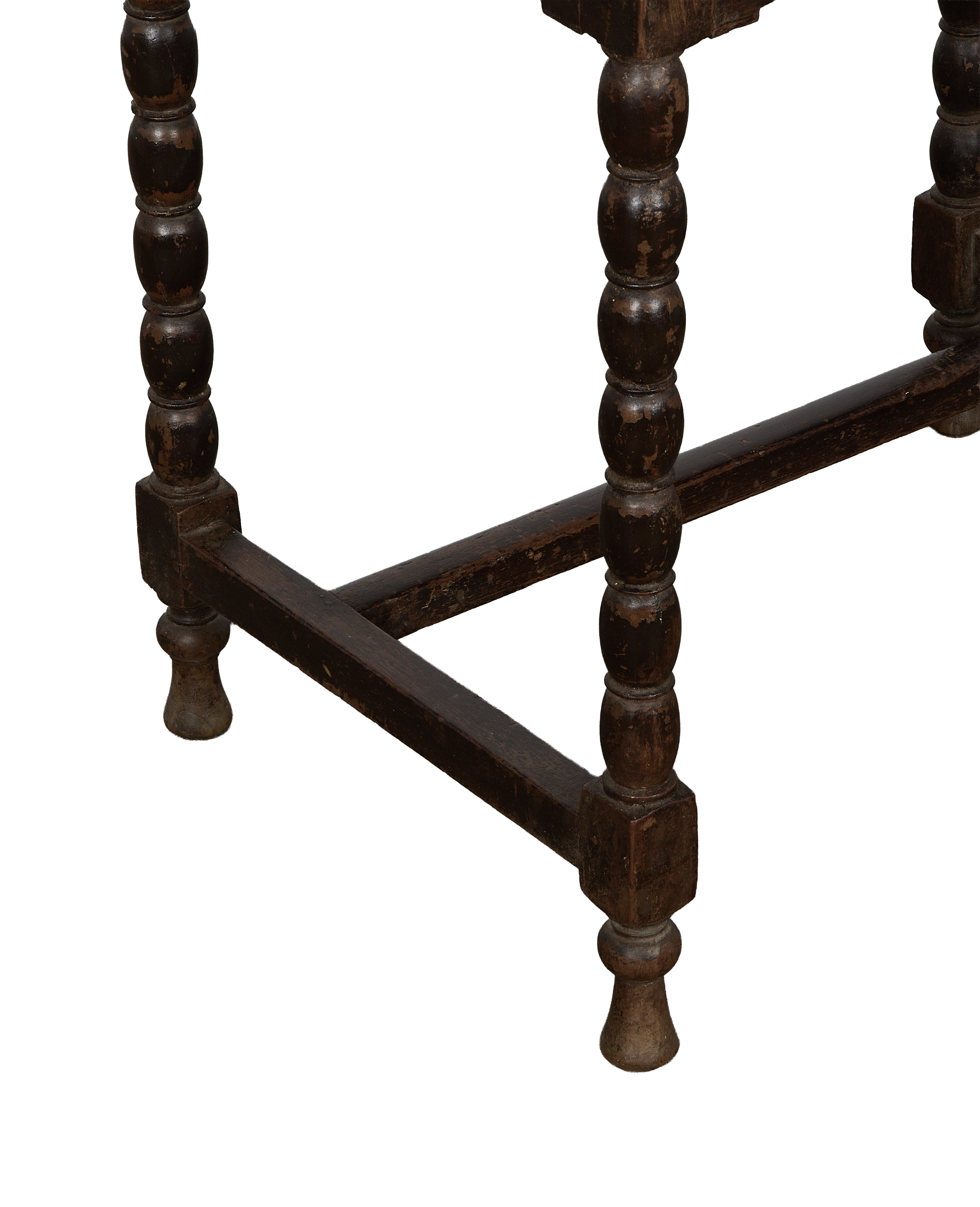 Wood Side Table - Natural alternate angle
