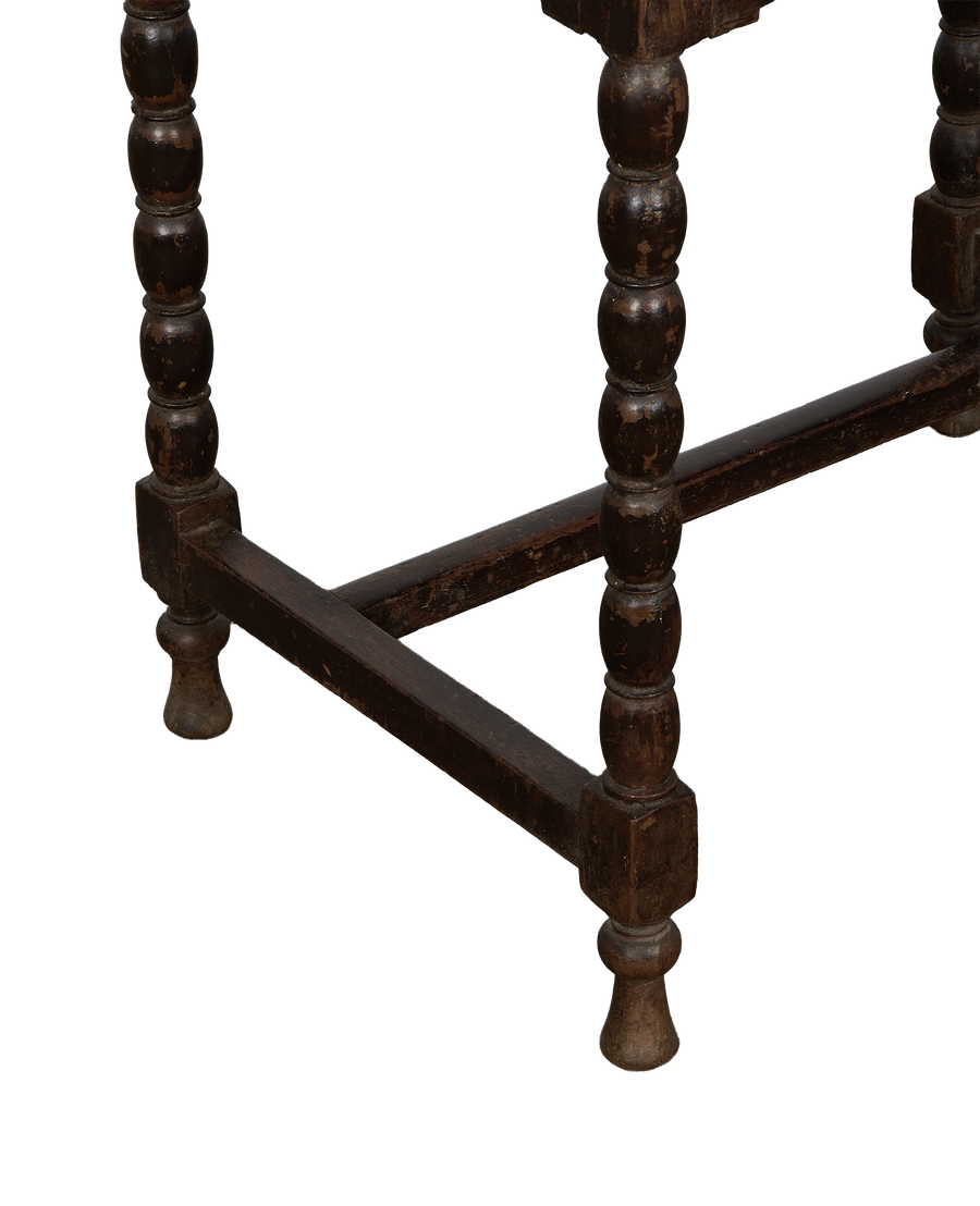 Wood Side Table - Natural alternate angle