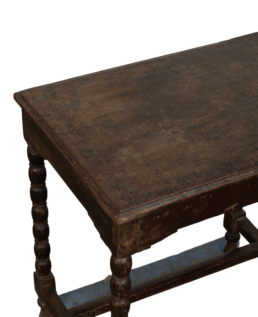 Wood Side Table - Natural close-up