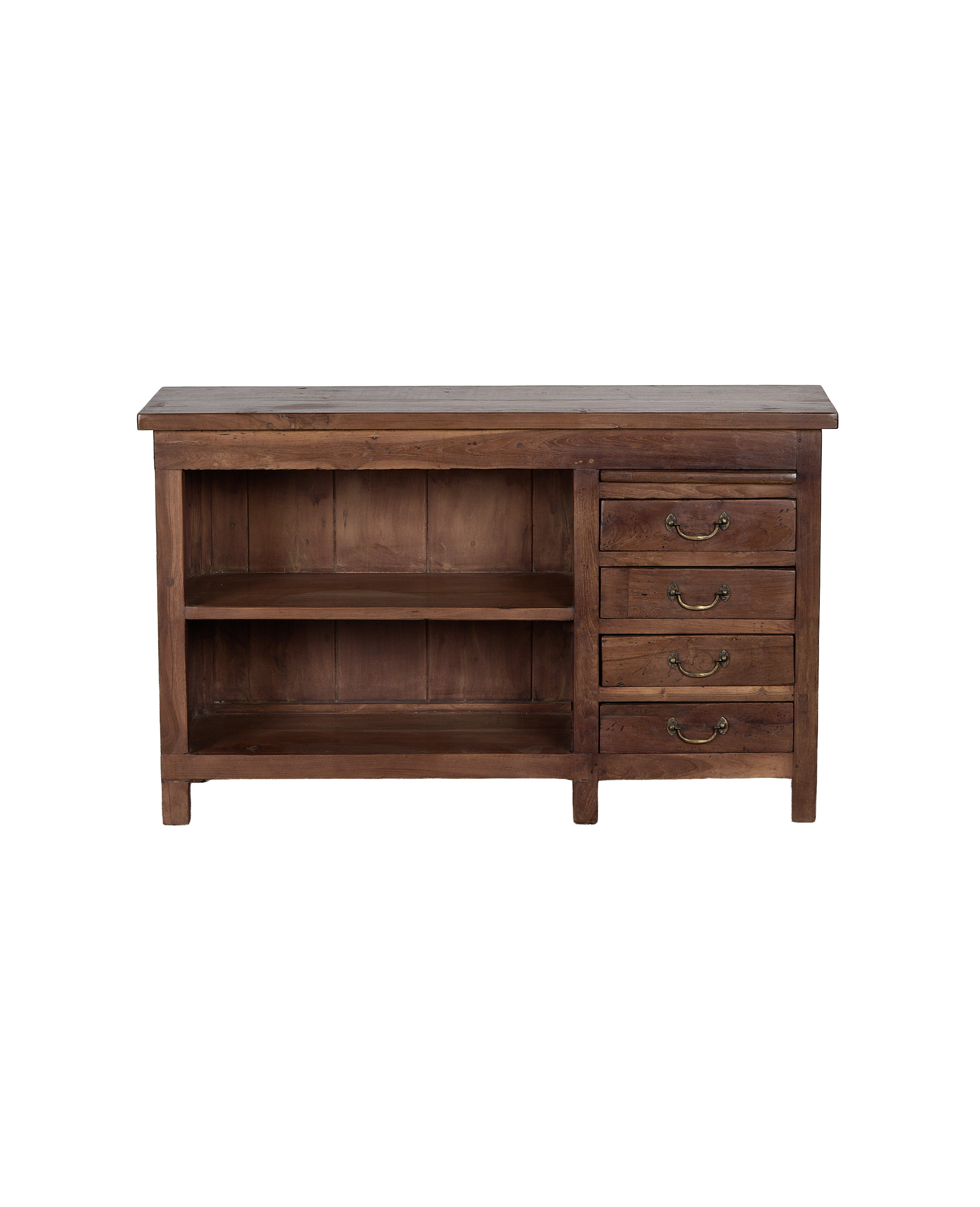 Wood Sideboard - Natural - oak - from India - vintage