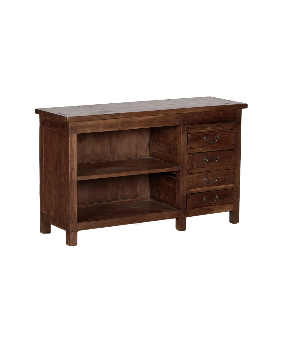 Wood Sideboard - Natural detail view