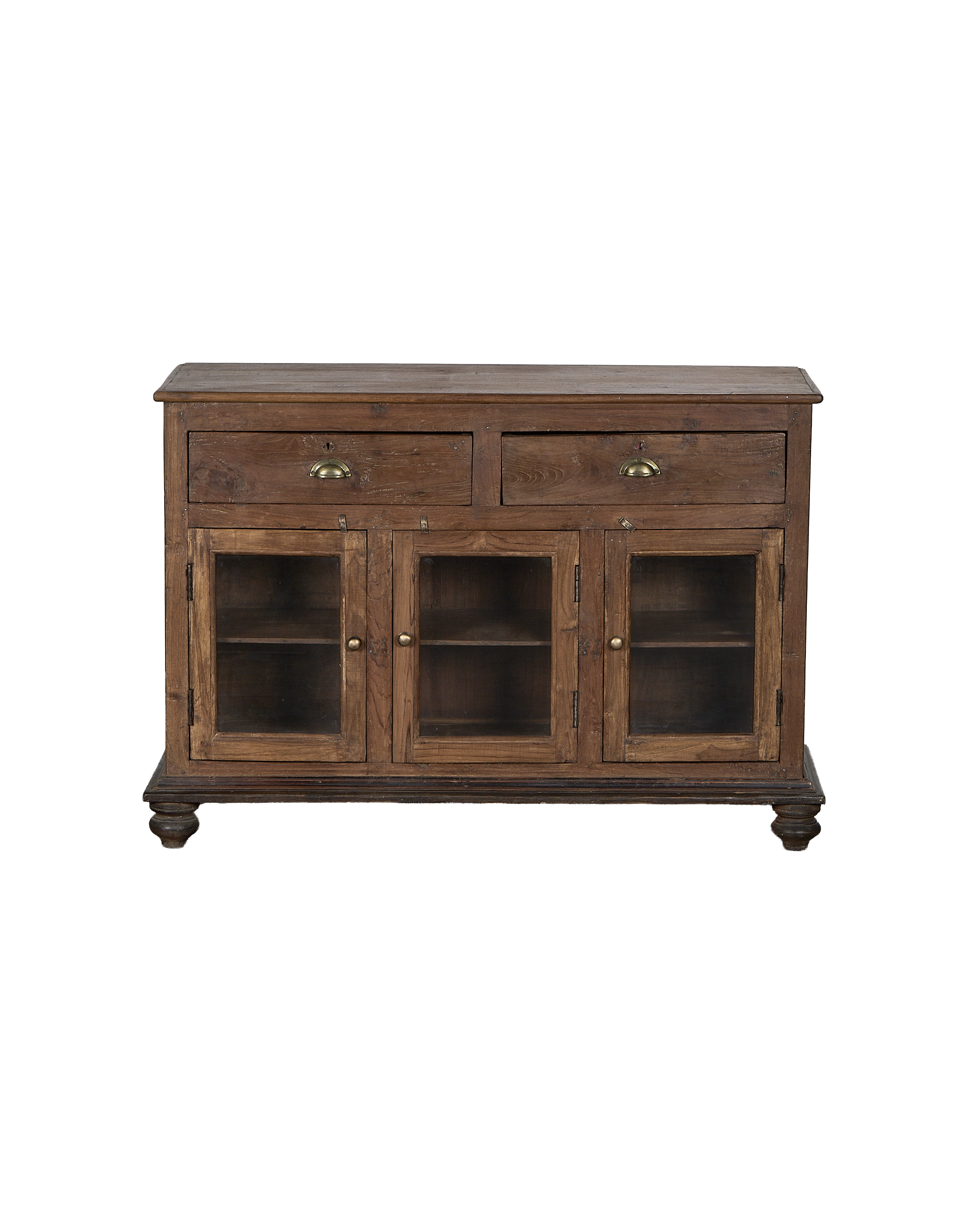 Wood Cabinet - Natural - oak - from India - vintage