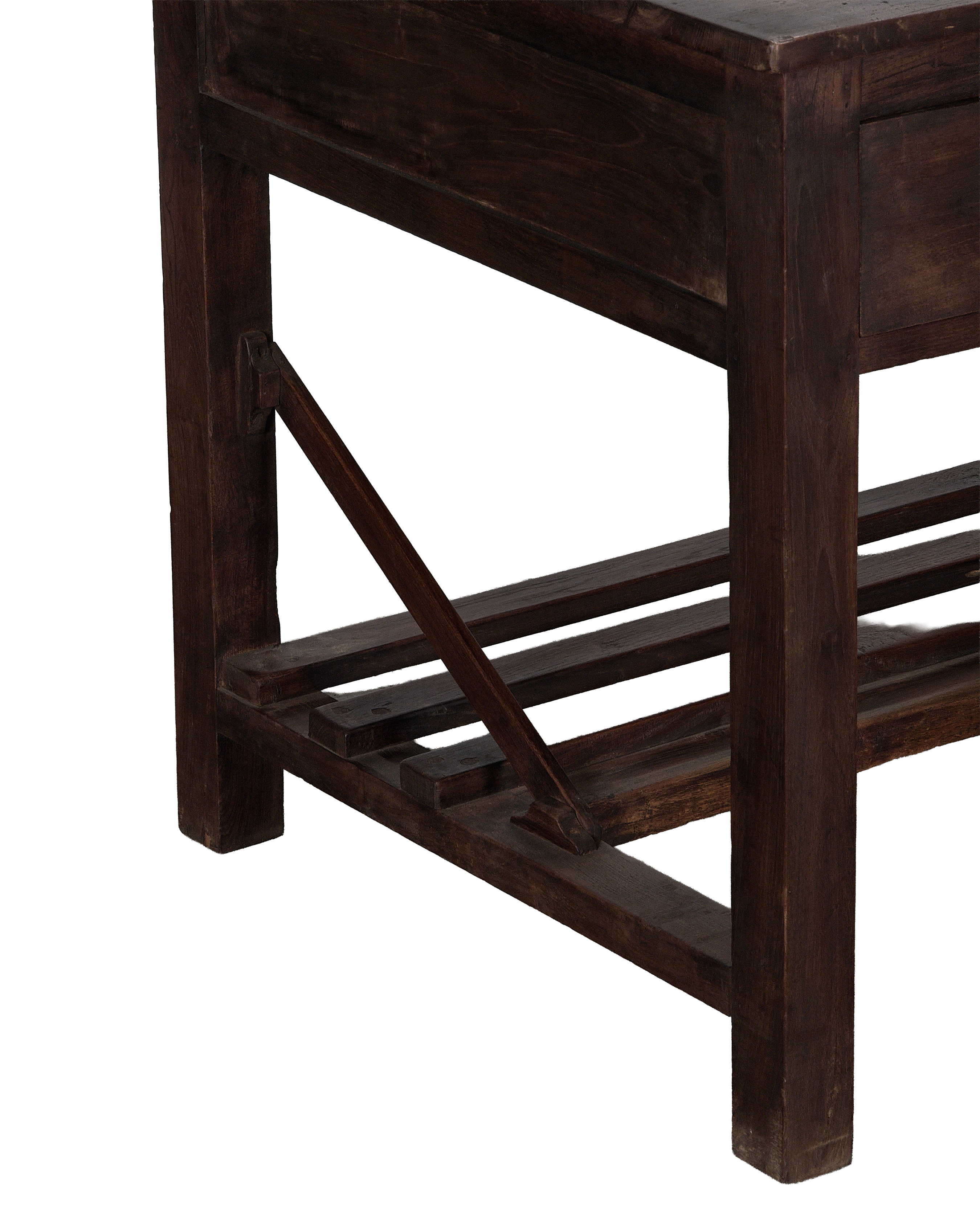 Wood Desk - Natural close-up
