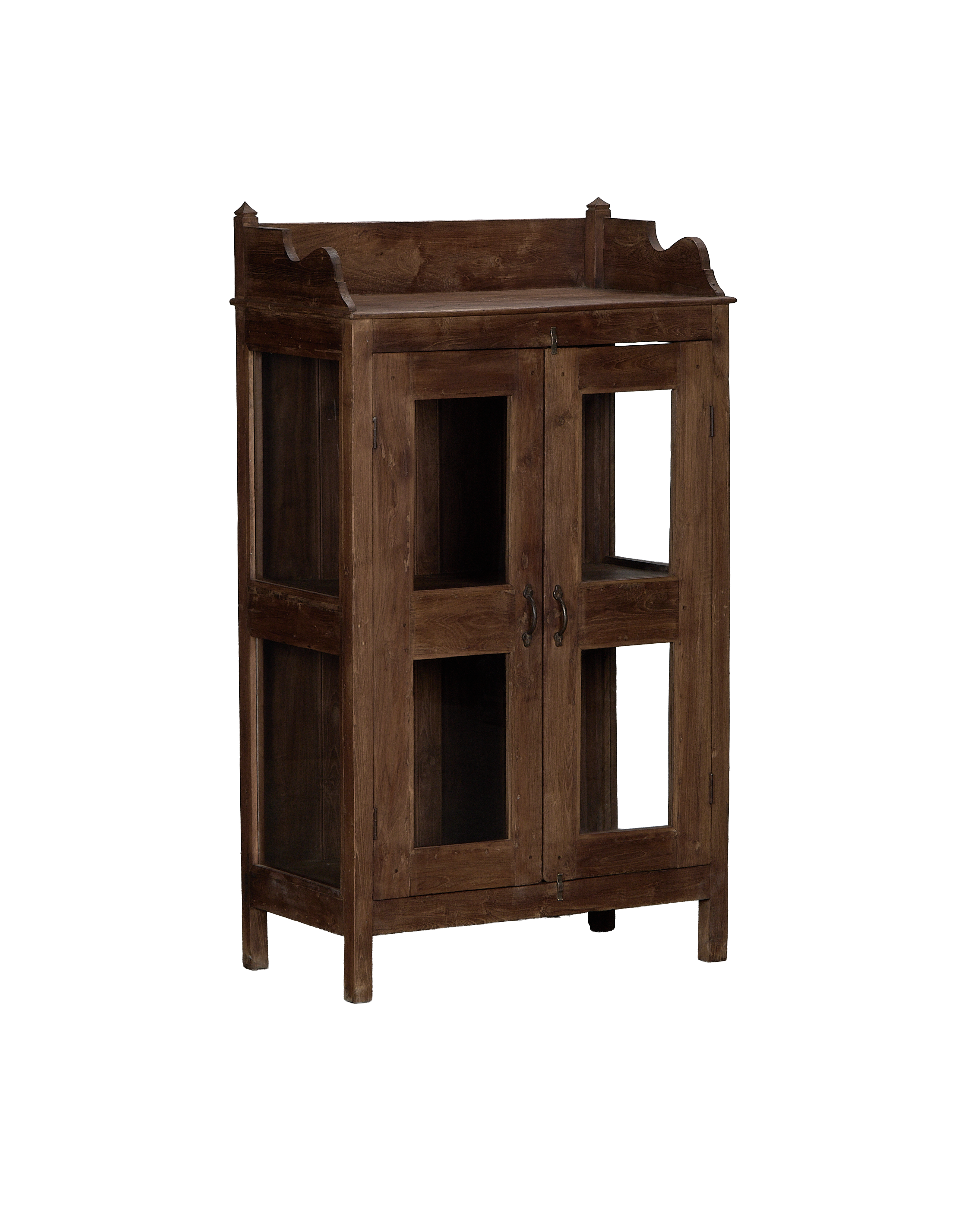 Wood Cabinet - Natural alternate angle