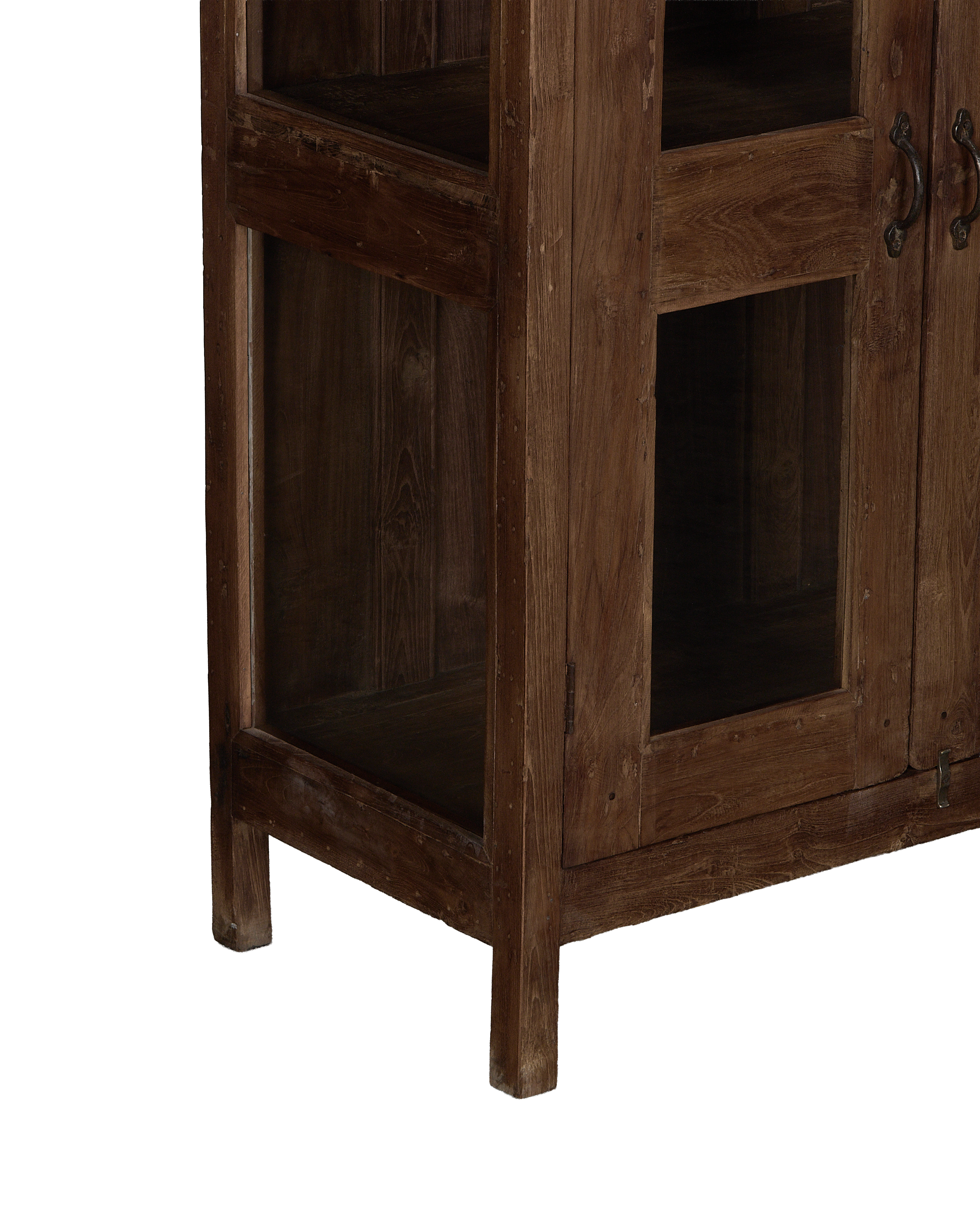 Wood Cabinet - Natural side view