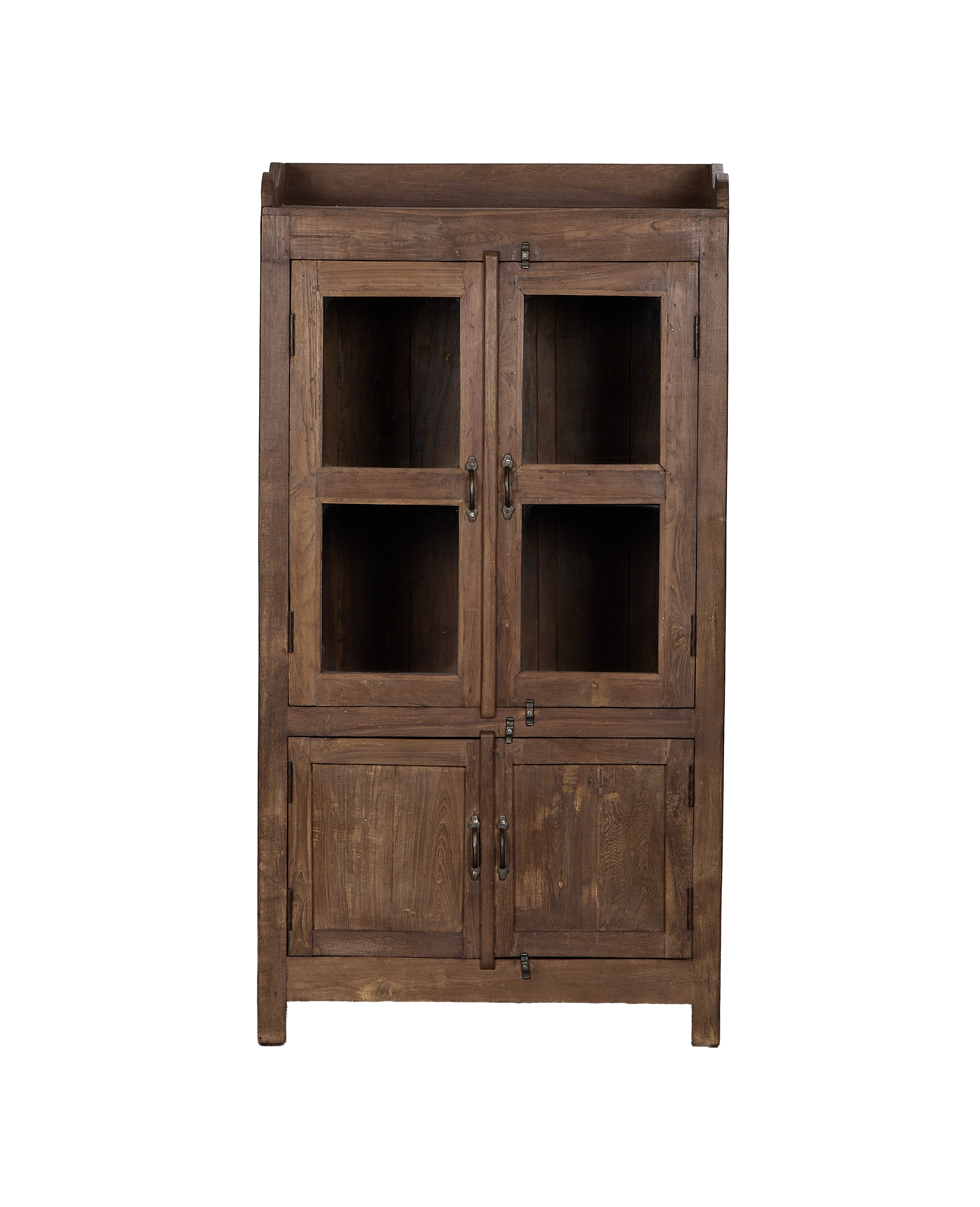Wood Cabinet - Natural - oak - from India - vintage
