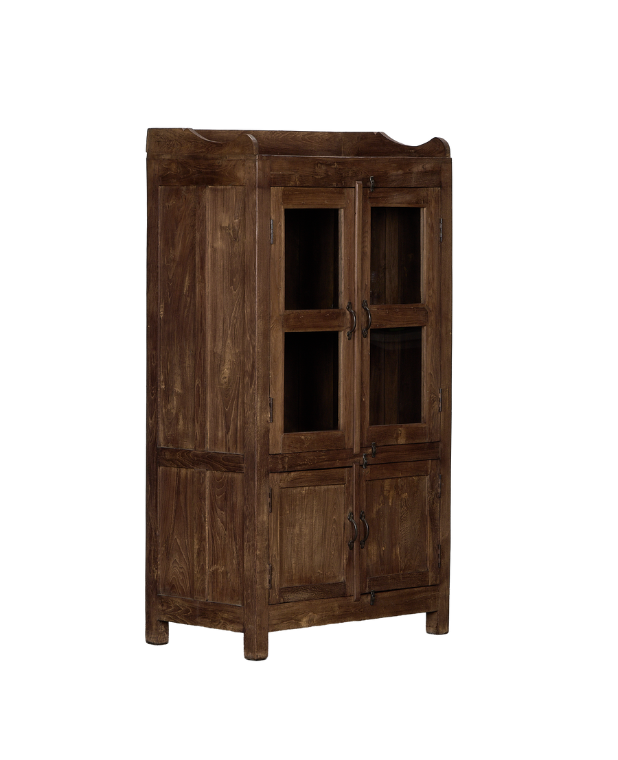 Wood Cabinet - Natural alternate angle