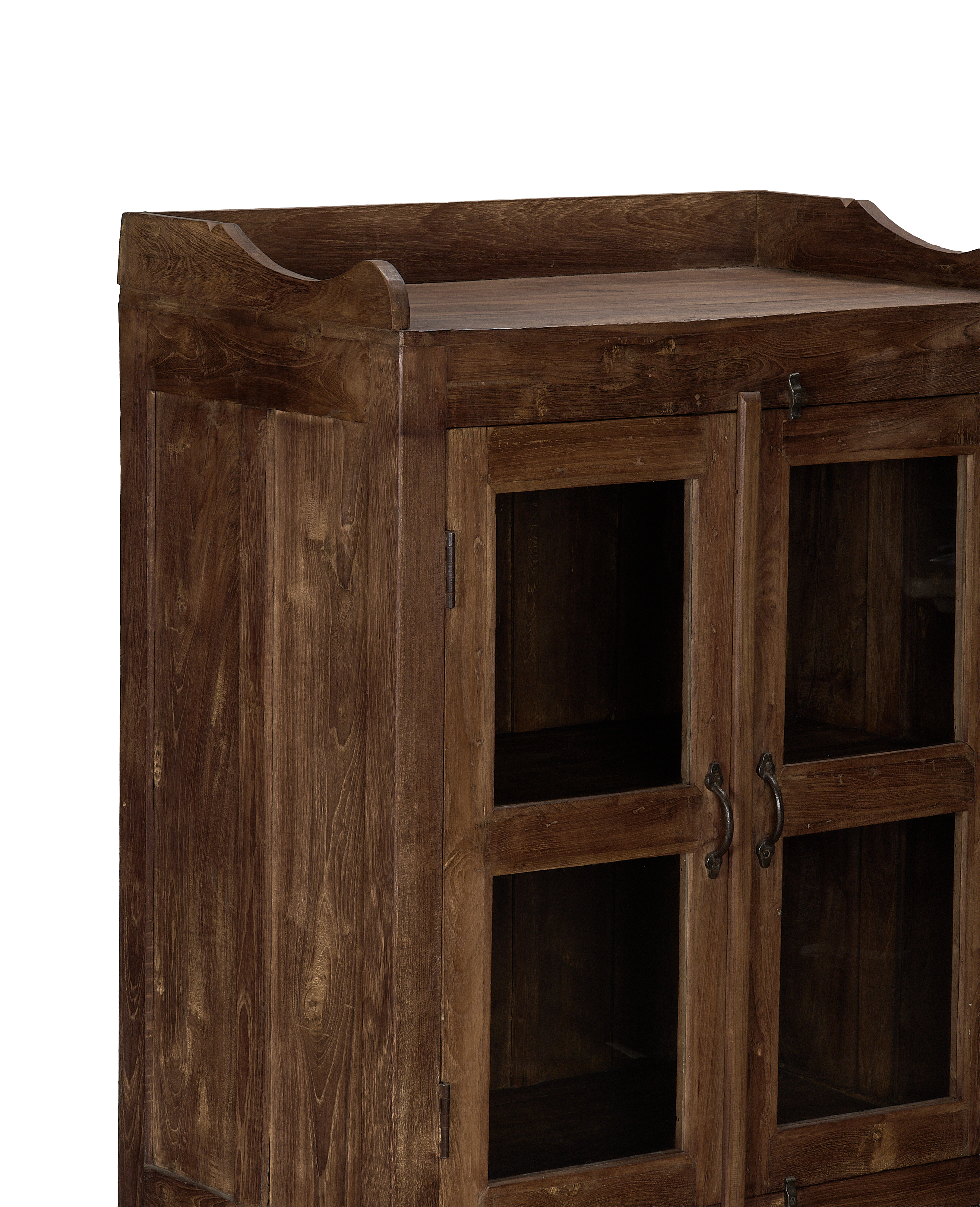 Wood Cabinet - Natural side view