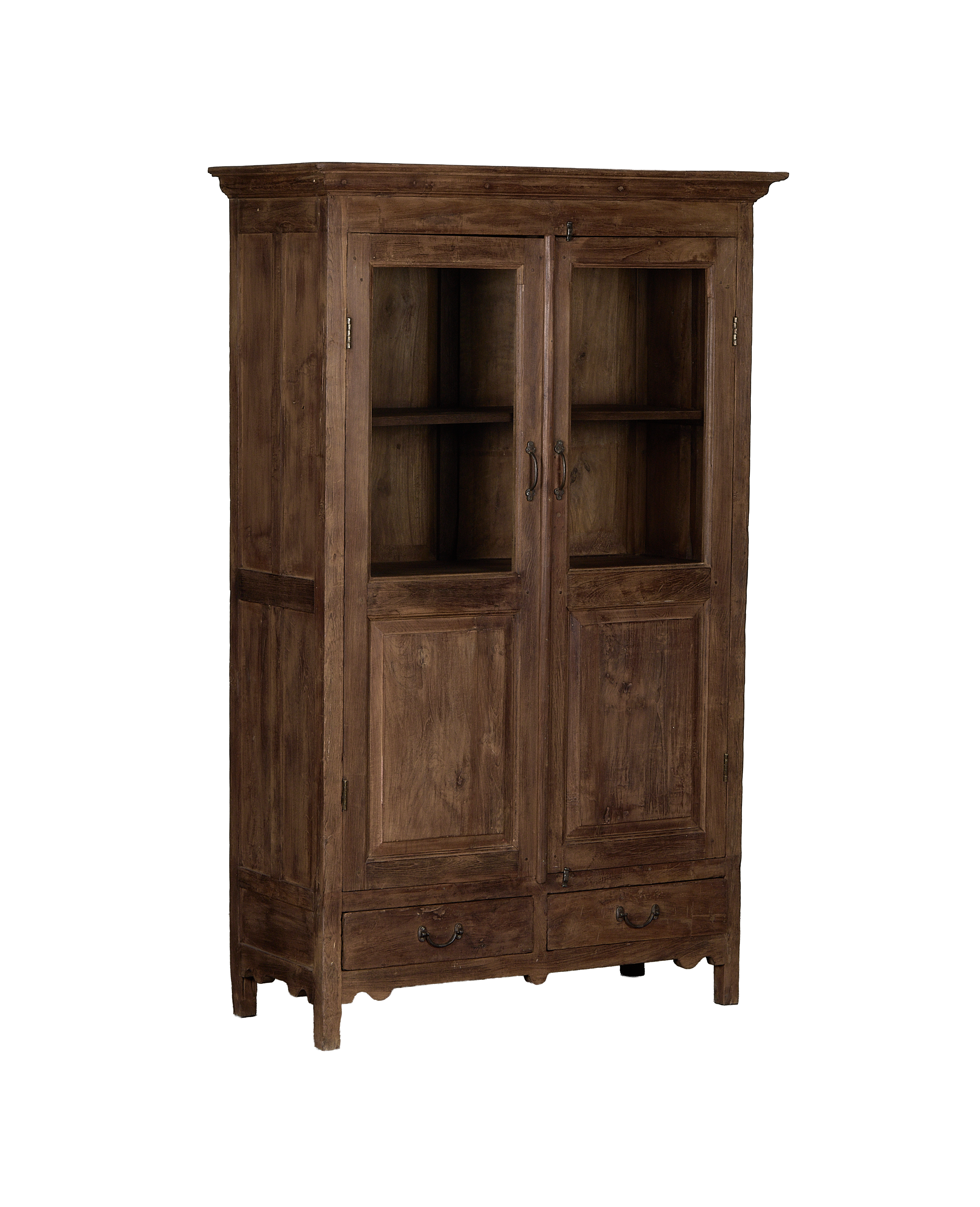 Wood Cabinet - Natural alternate angle