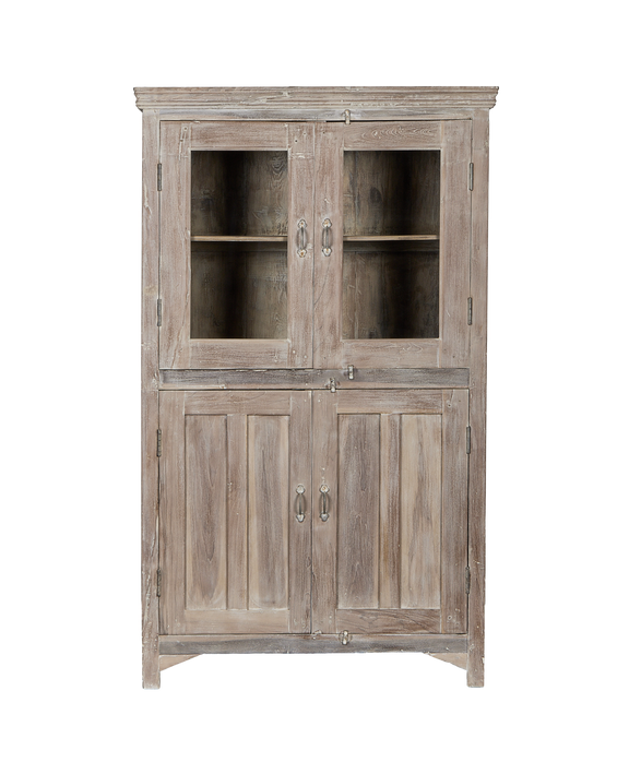 Wood Cabinet - Bleached
