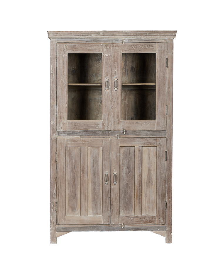 Wood Cabinet - Bleached