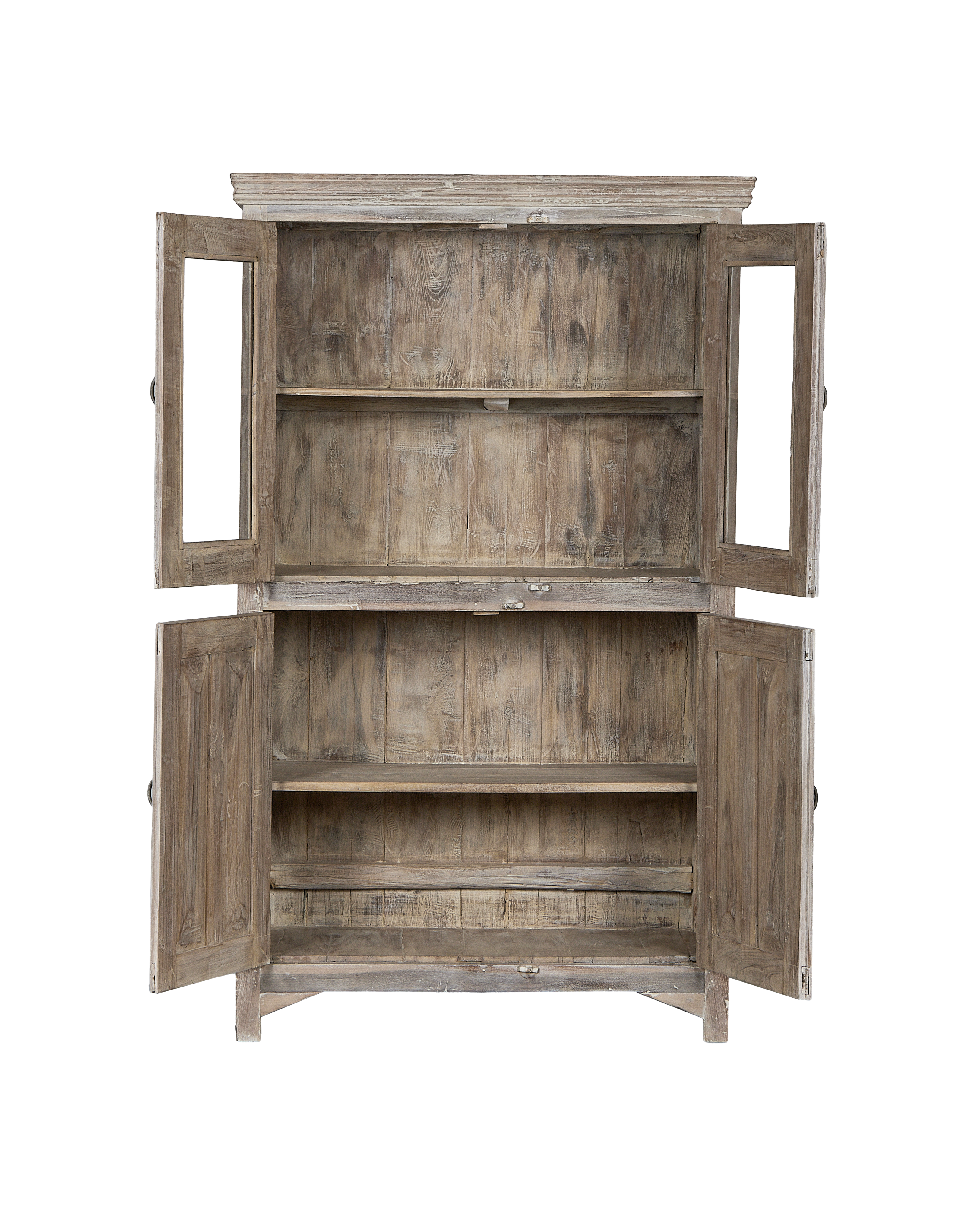 Wood Cabinet - Bleached detail view