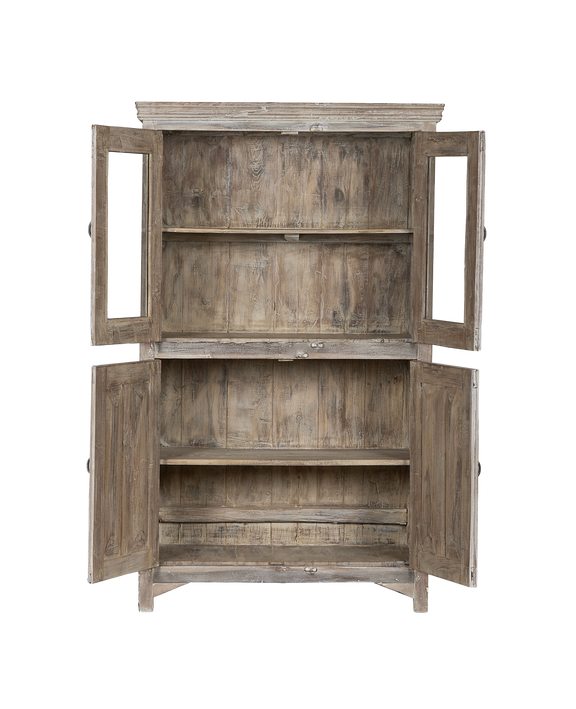 Wood Cabinet - Bleached