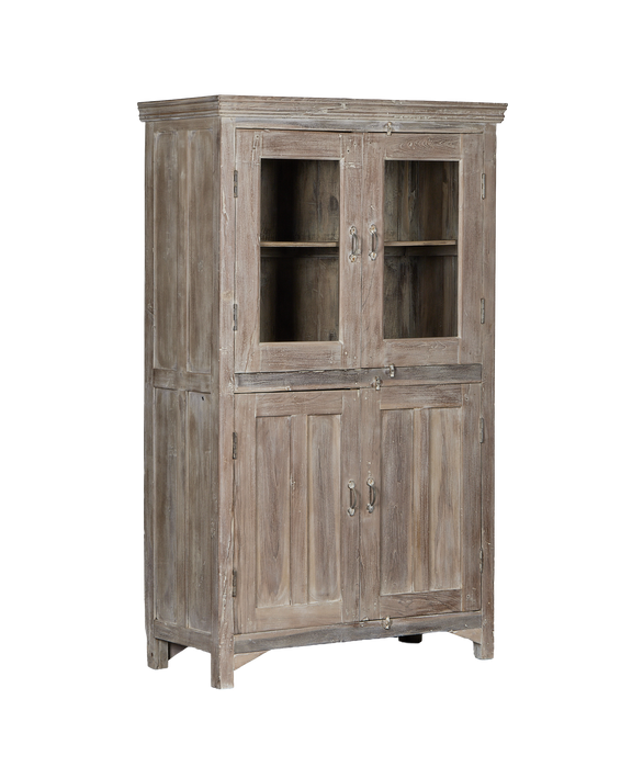 Wood Cabinet - Bleached