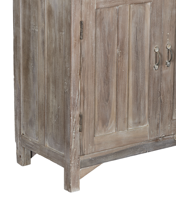 Wood Cabinet - Bleached