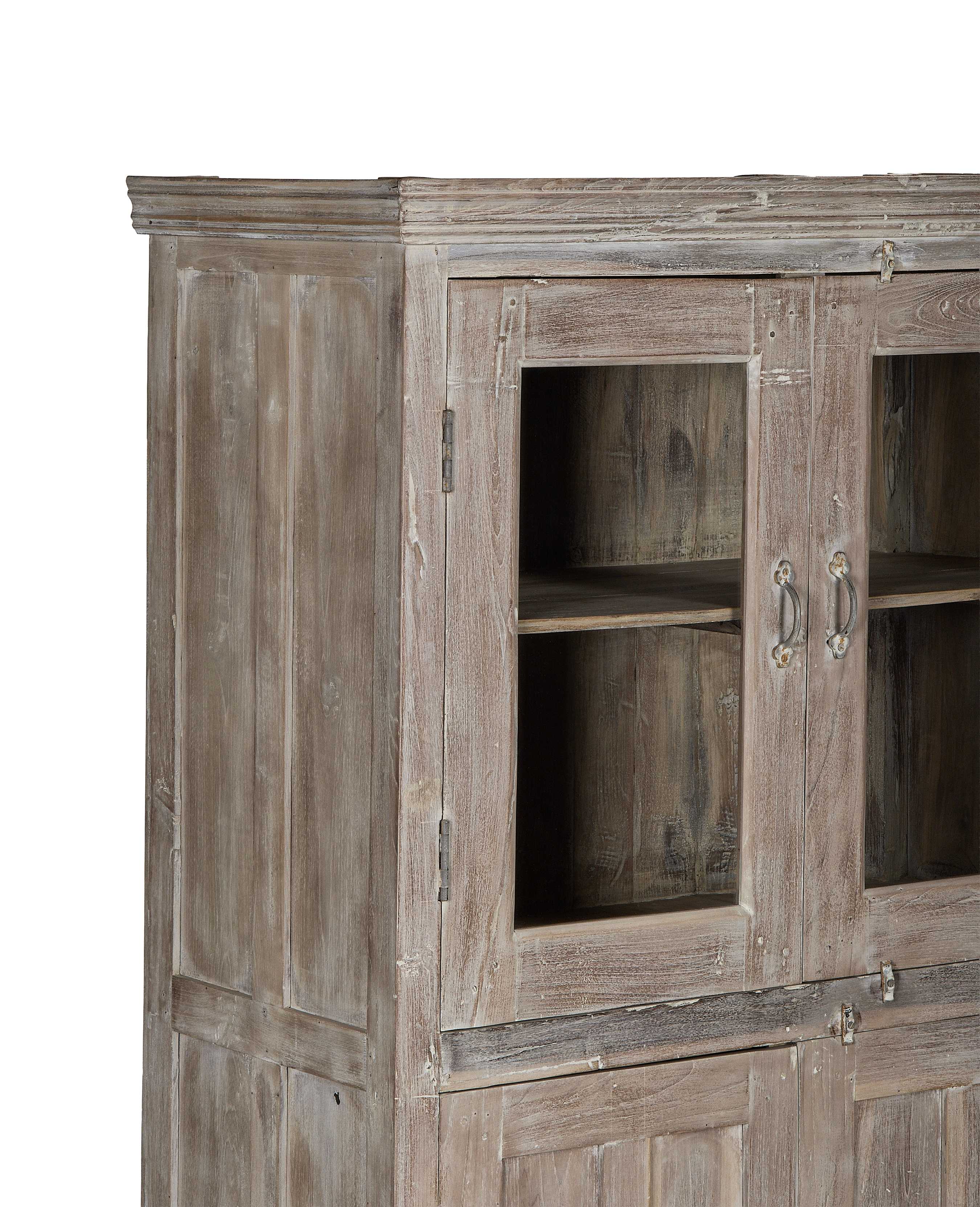 Wood Cabinet - Bleached close-up